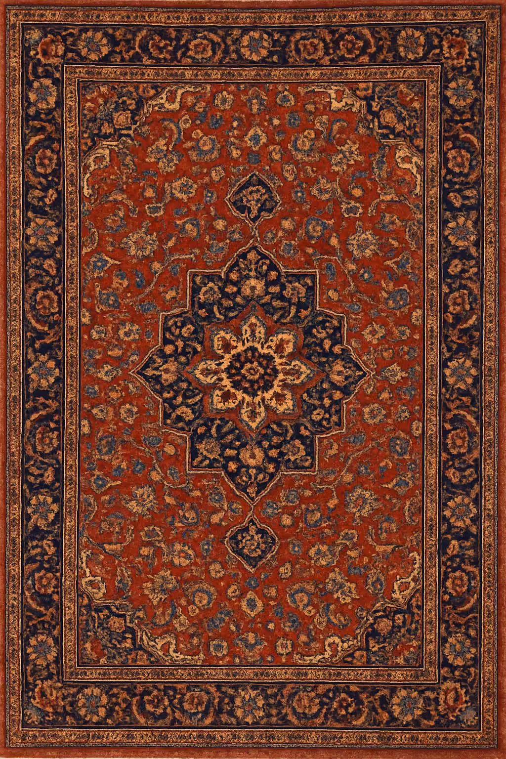 Realistic Traditional Persian Rug
