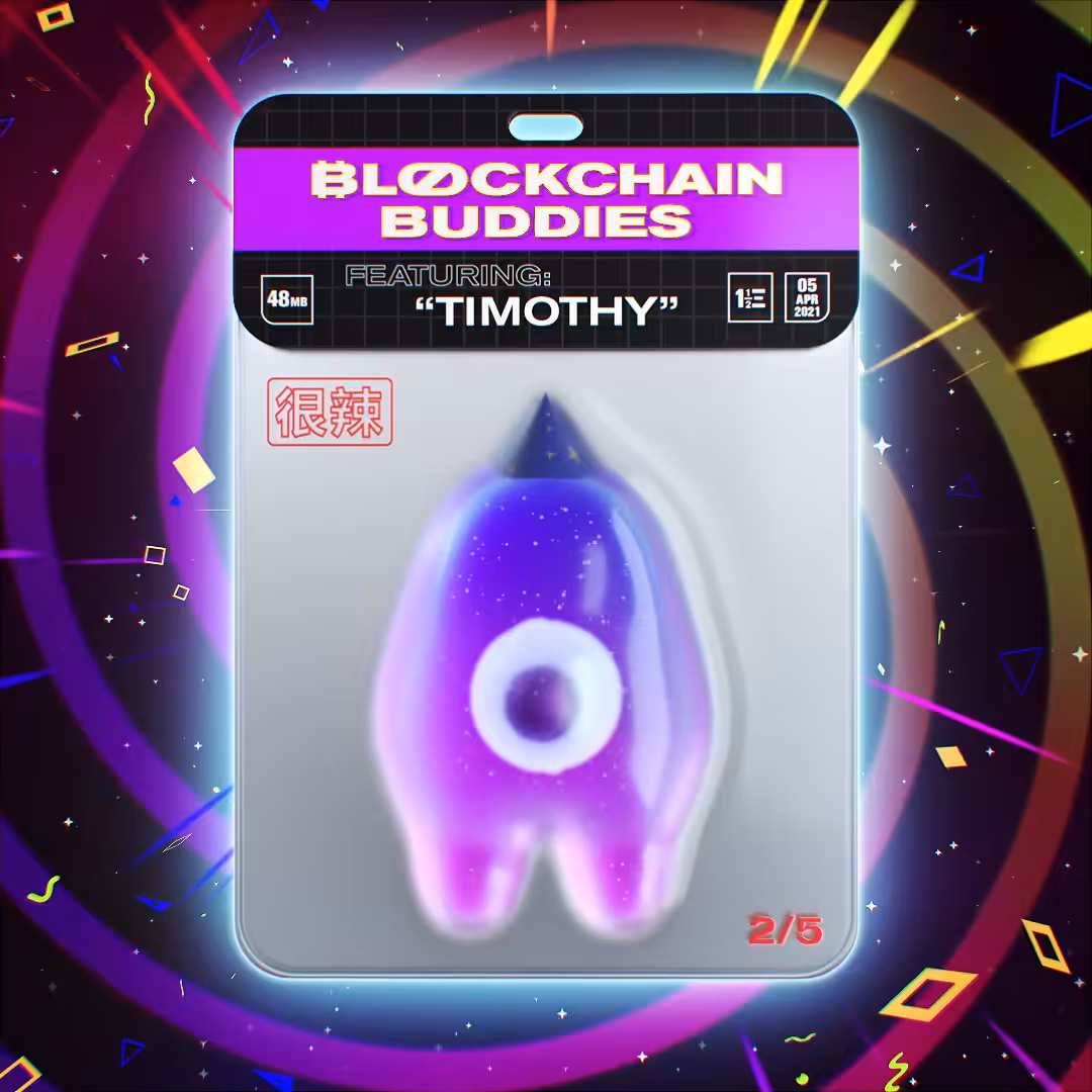 bl0ckchain buddies : "TIMOTHY" #2/5