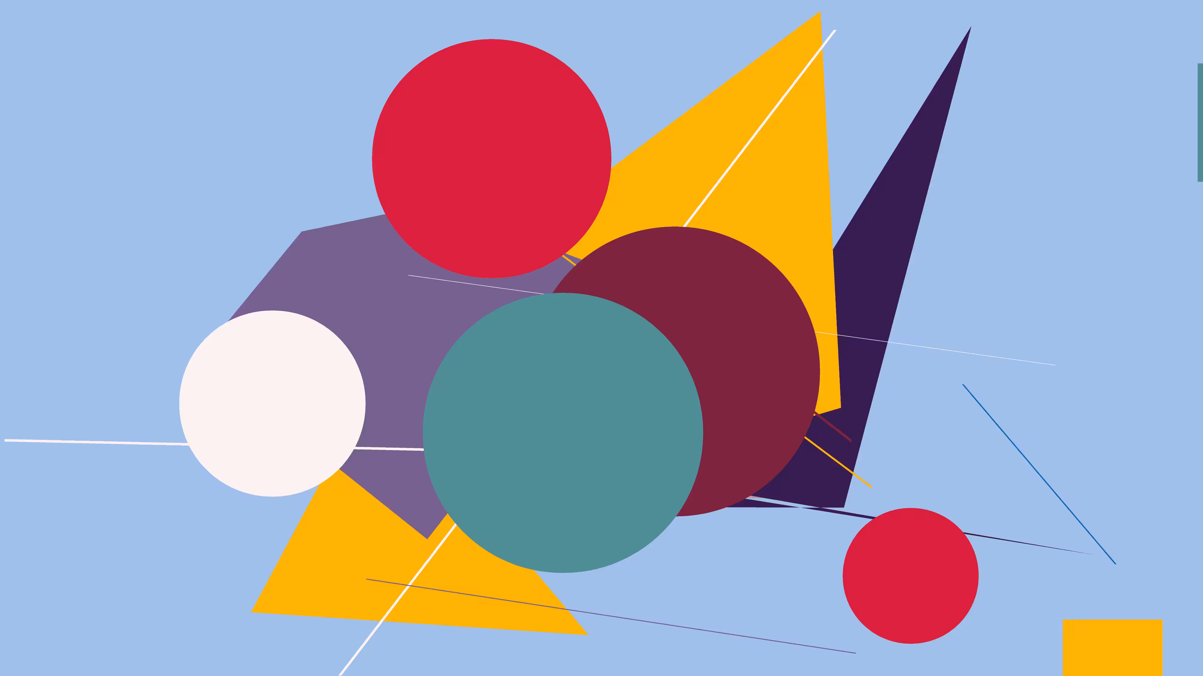 Abstract Art, composition of April 9, 2021.