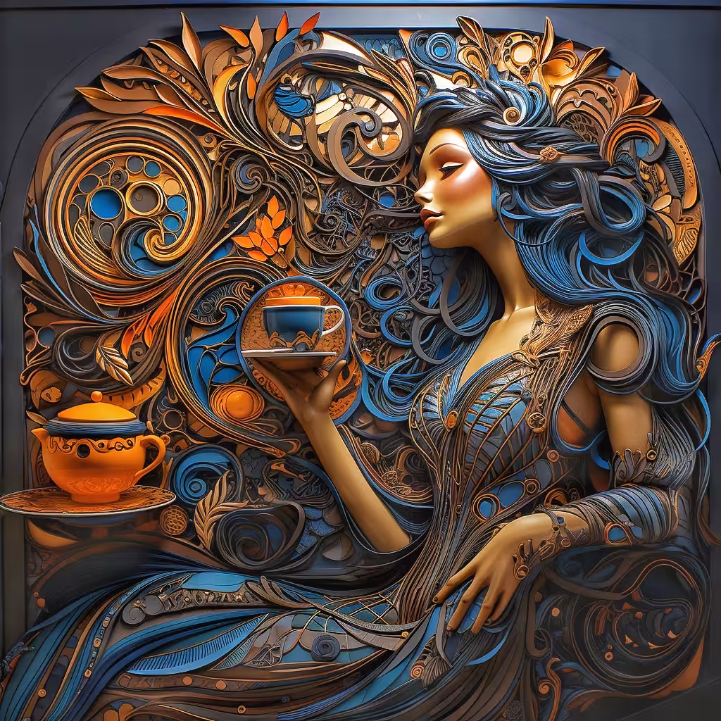 Passion coffee art