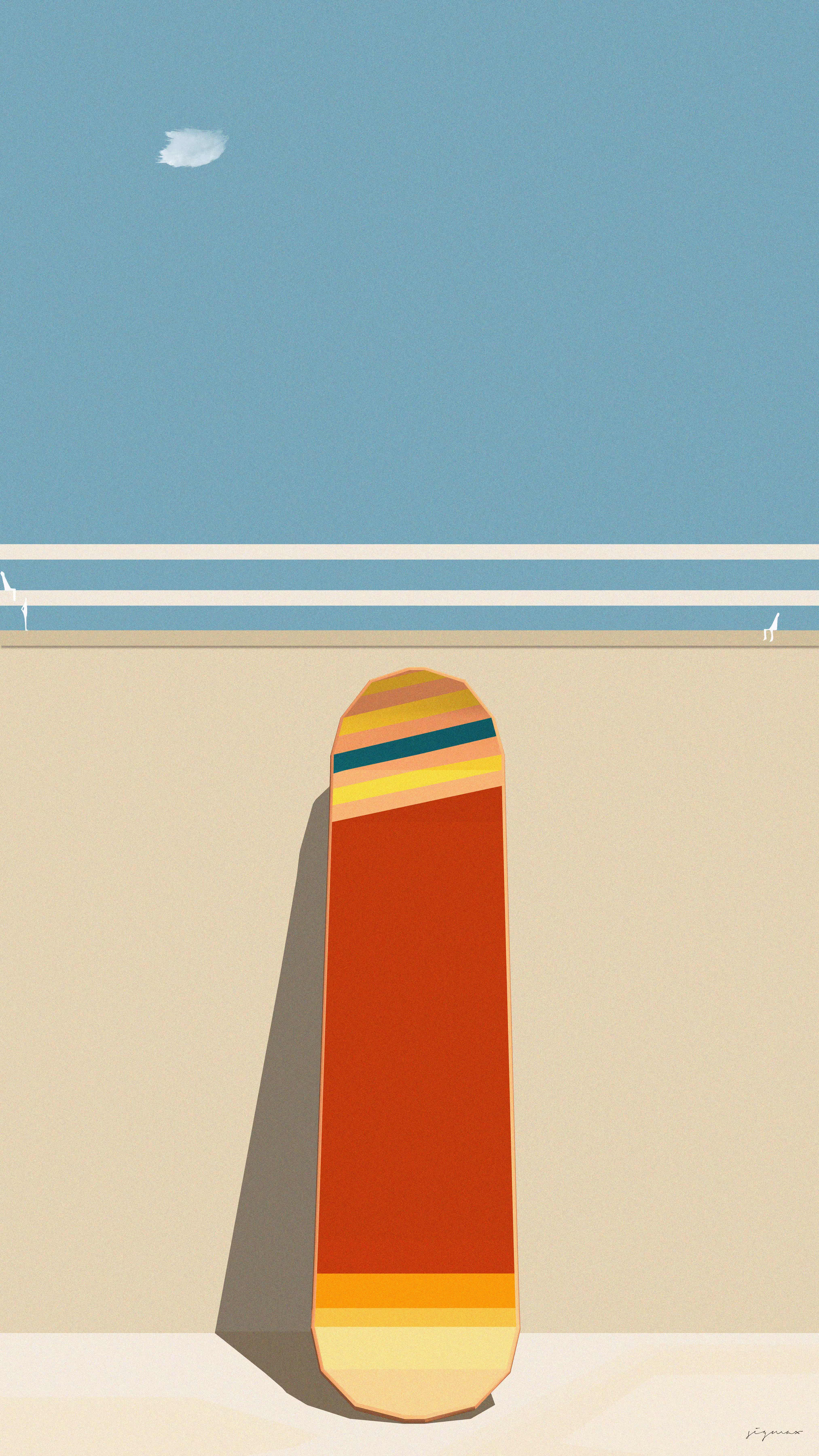 The Red Yellow Skateboard