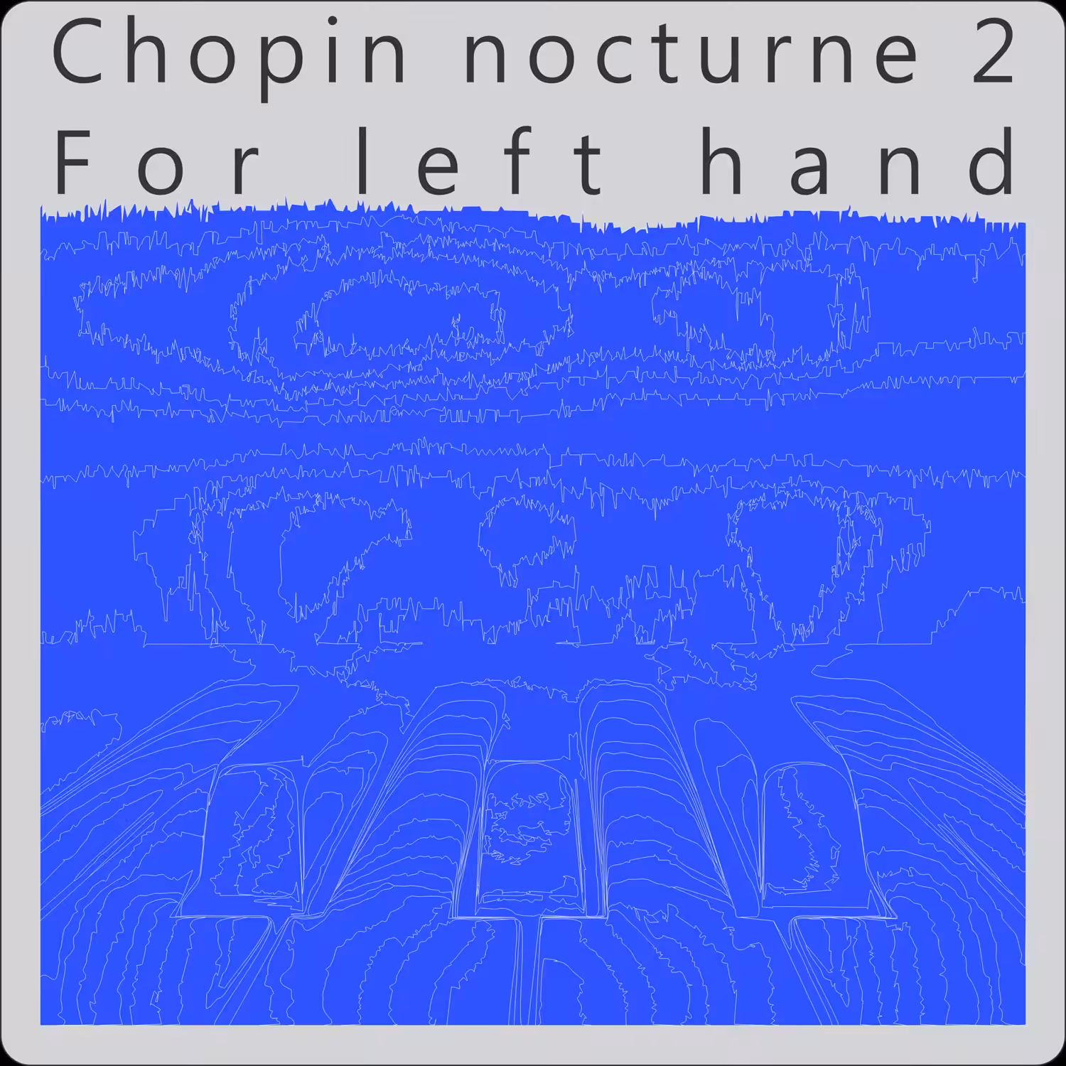 Chopin nocturne no.2 for left hand