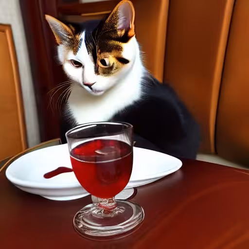Cat with Cherry Brandy #{i}