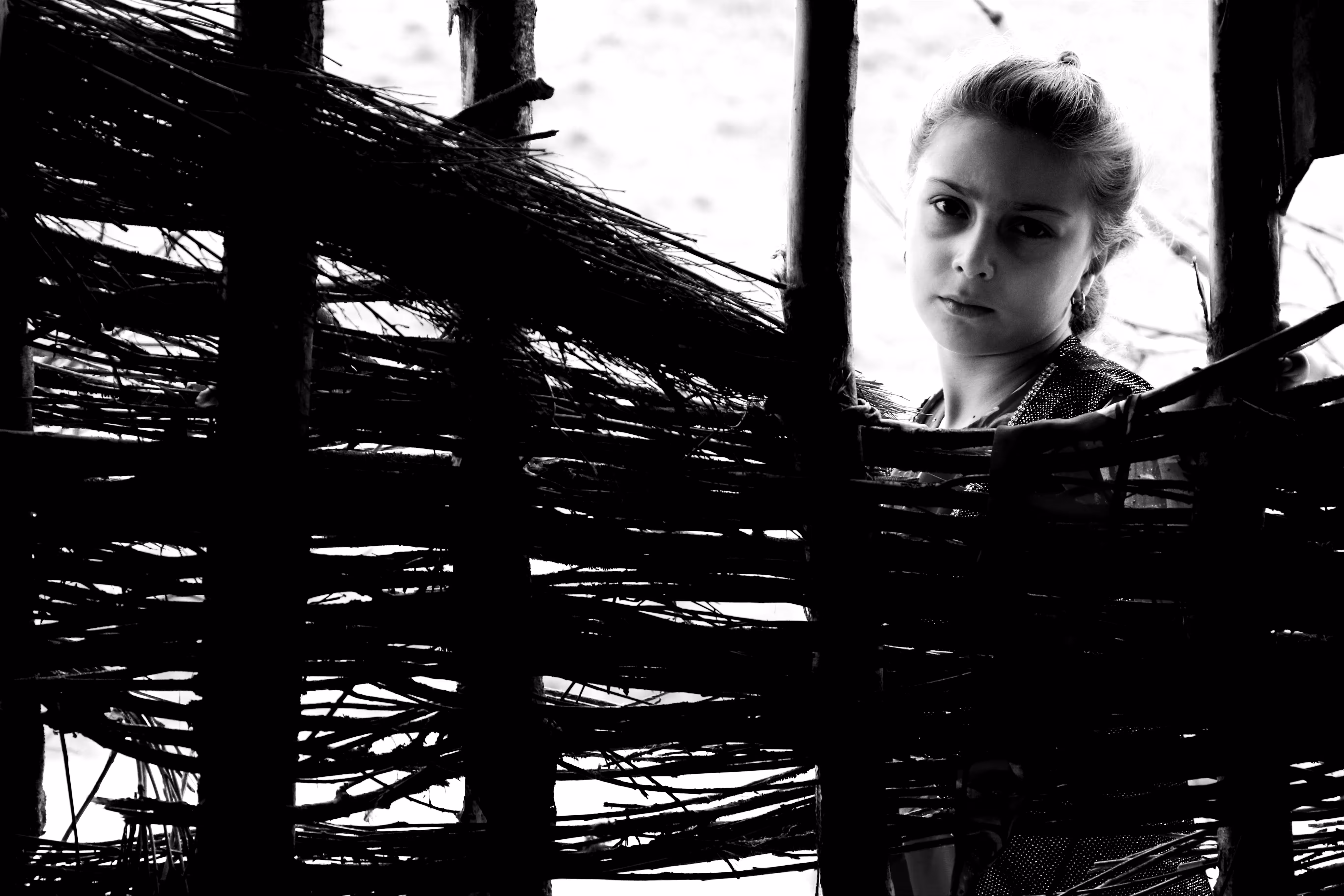 A girl from the village