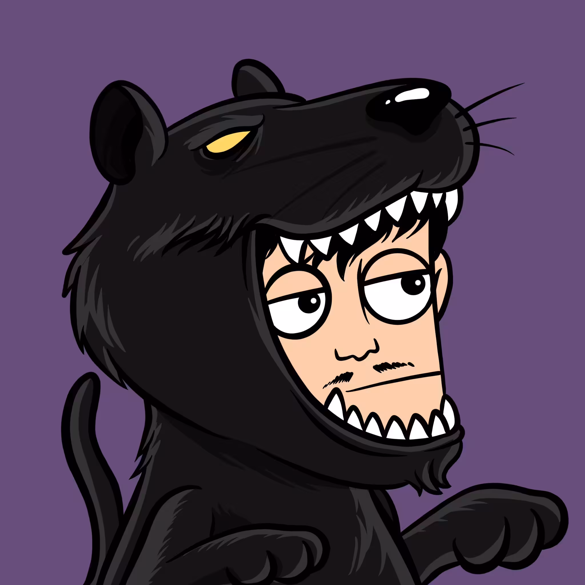Black panther beast doll