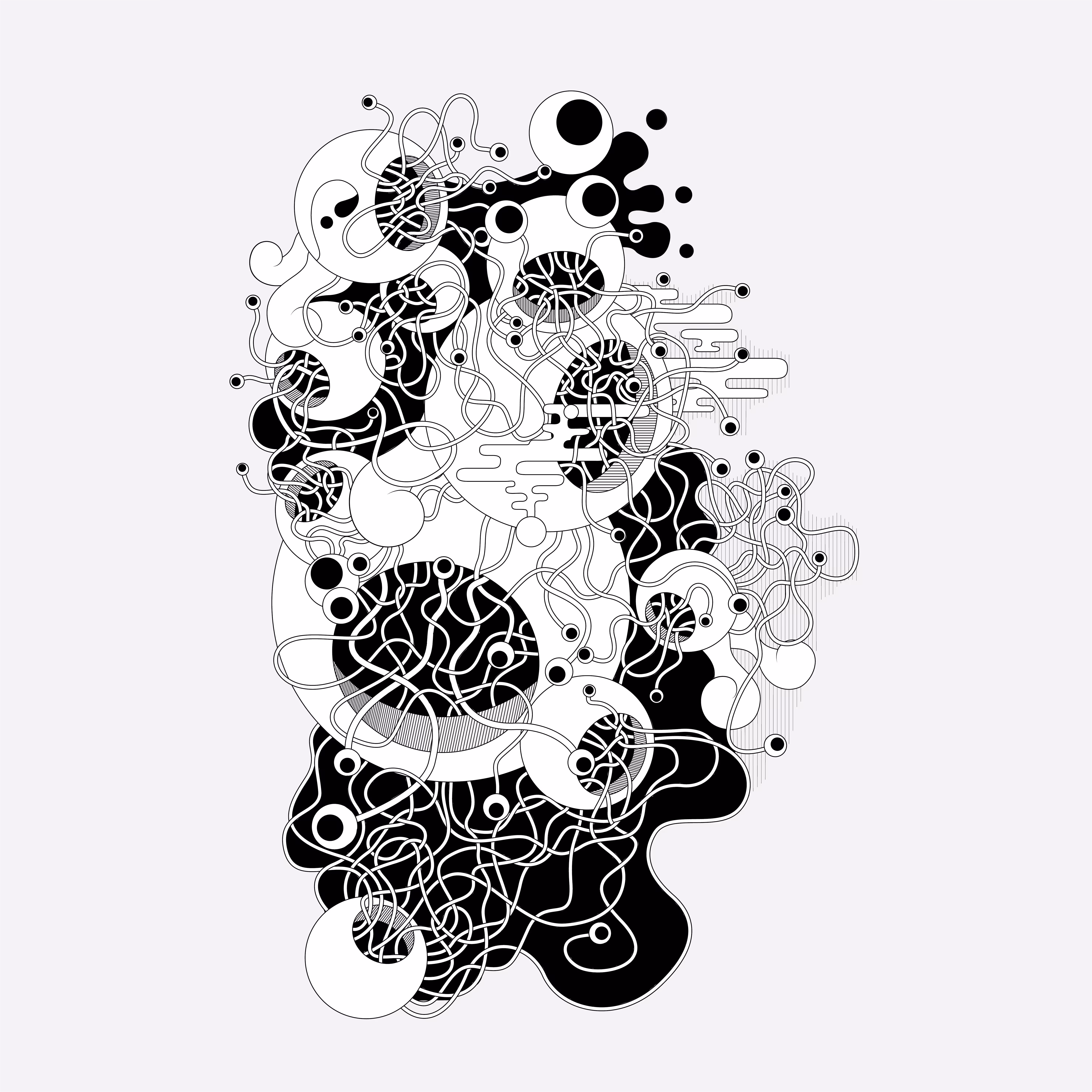 Anxiety of Abstract Space No.8