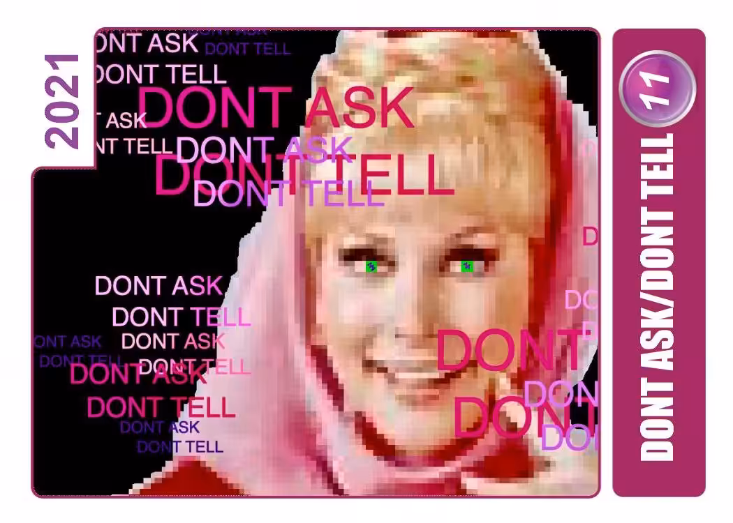 CHEEPCARDZ #11 - 'DON'T ASK/DON'T TELL'