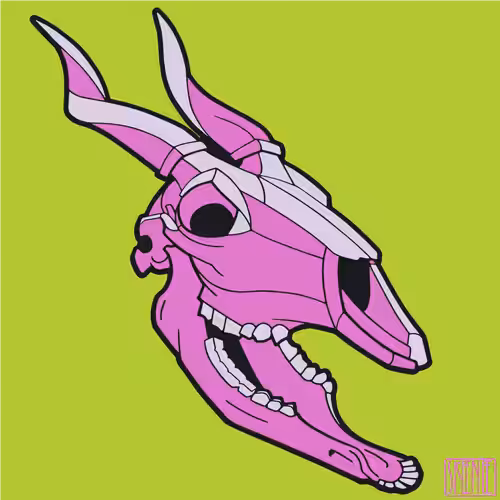 💀51 | MINIMALIST BONGO SKULL | Purple