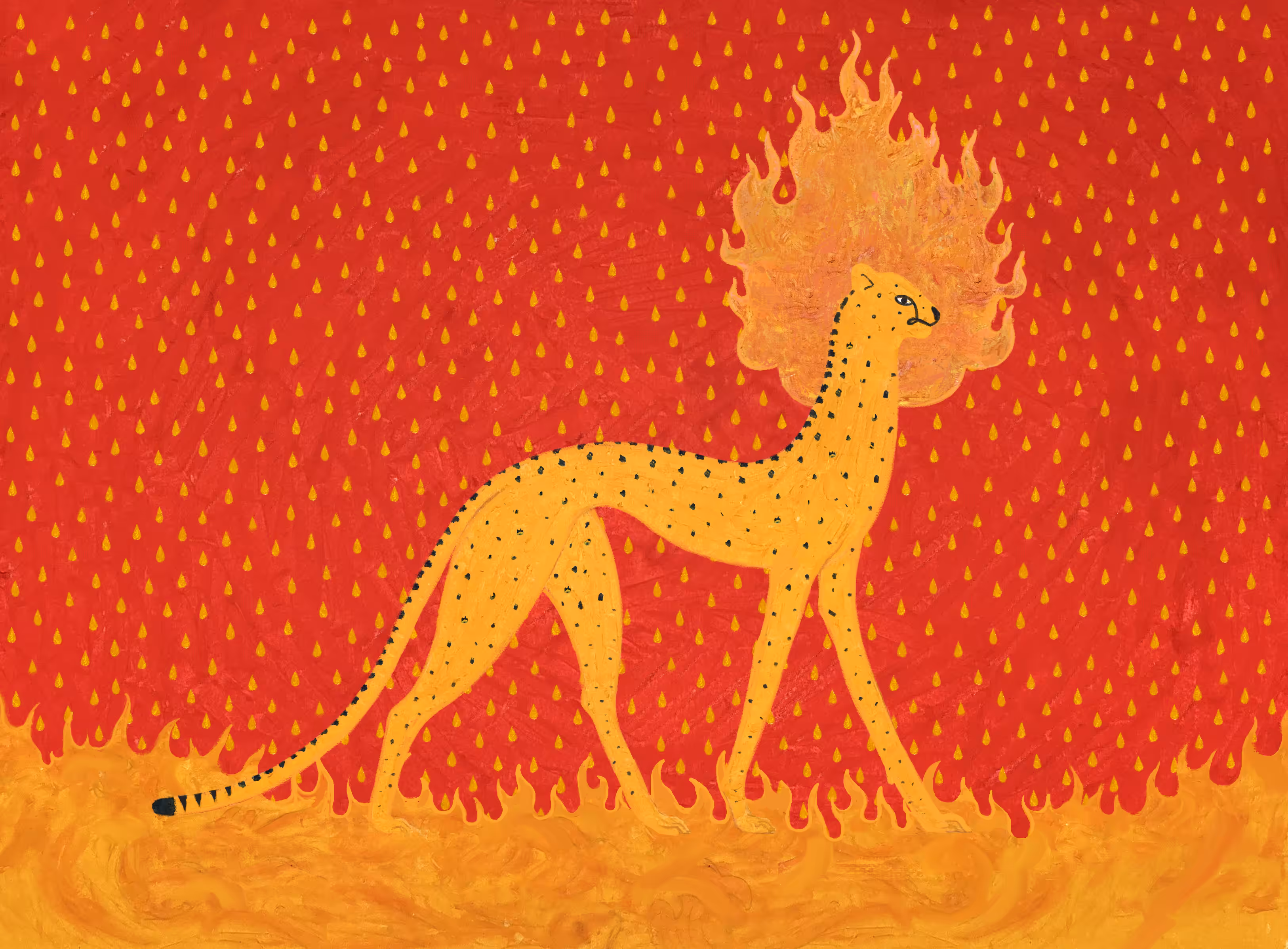 Chimera Cheetah Head Fire