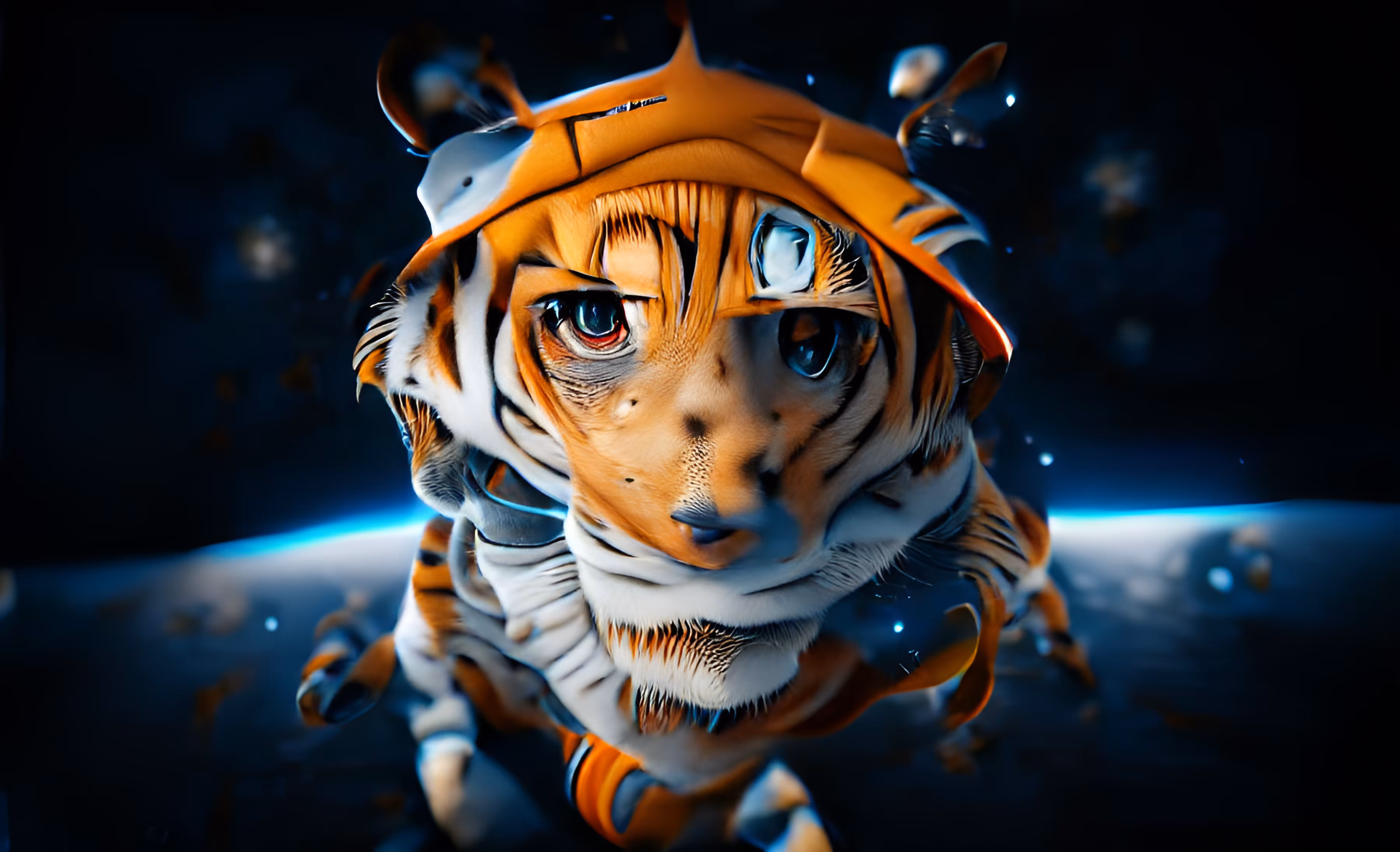 Tiger Astronaut