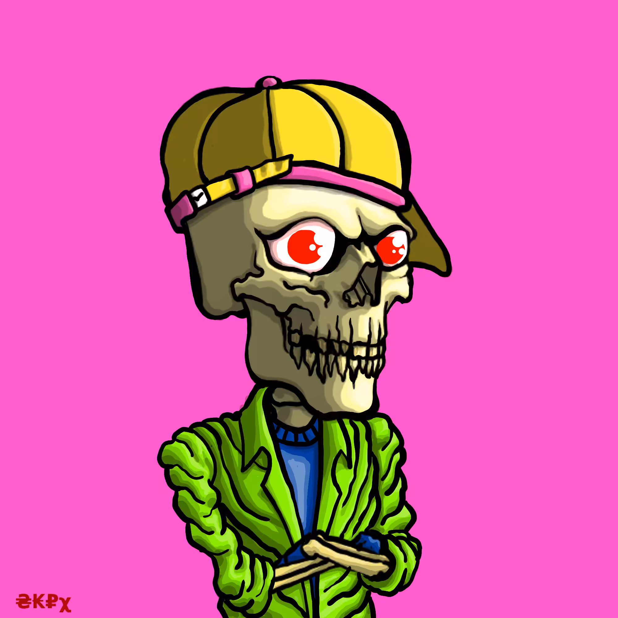 Skulls Casual Portrait #12