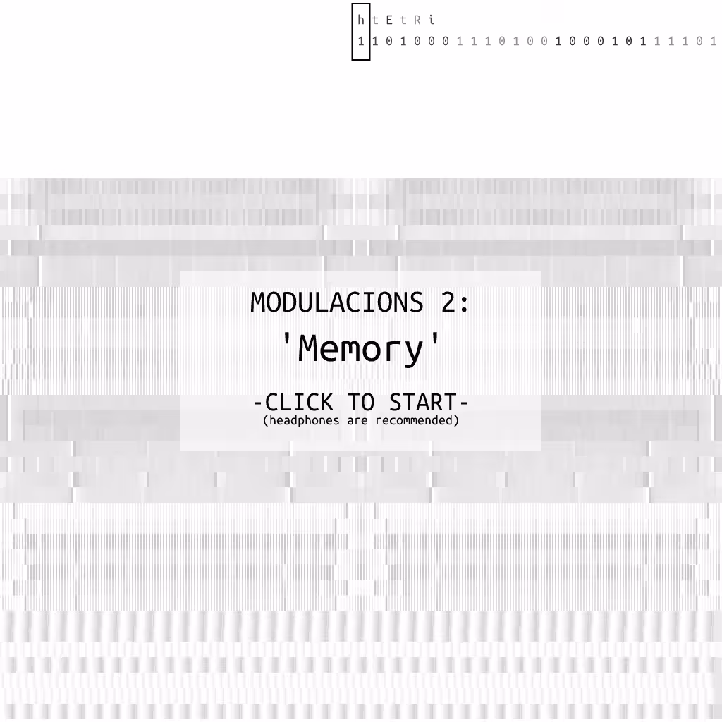 Modulacions 2: 'Memory' (audio) #114