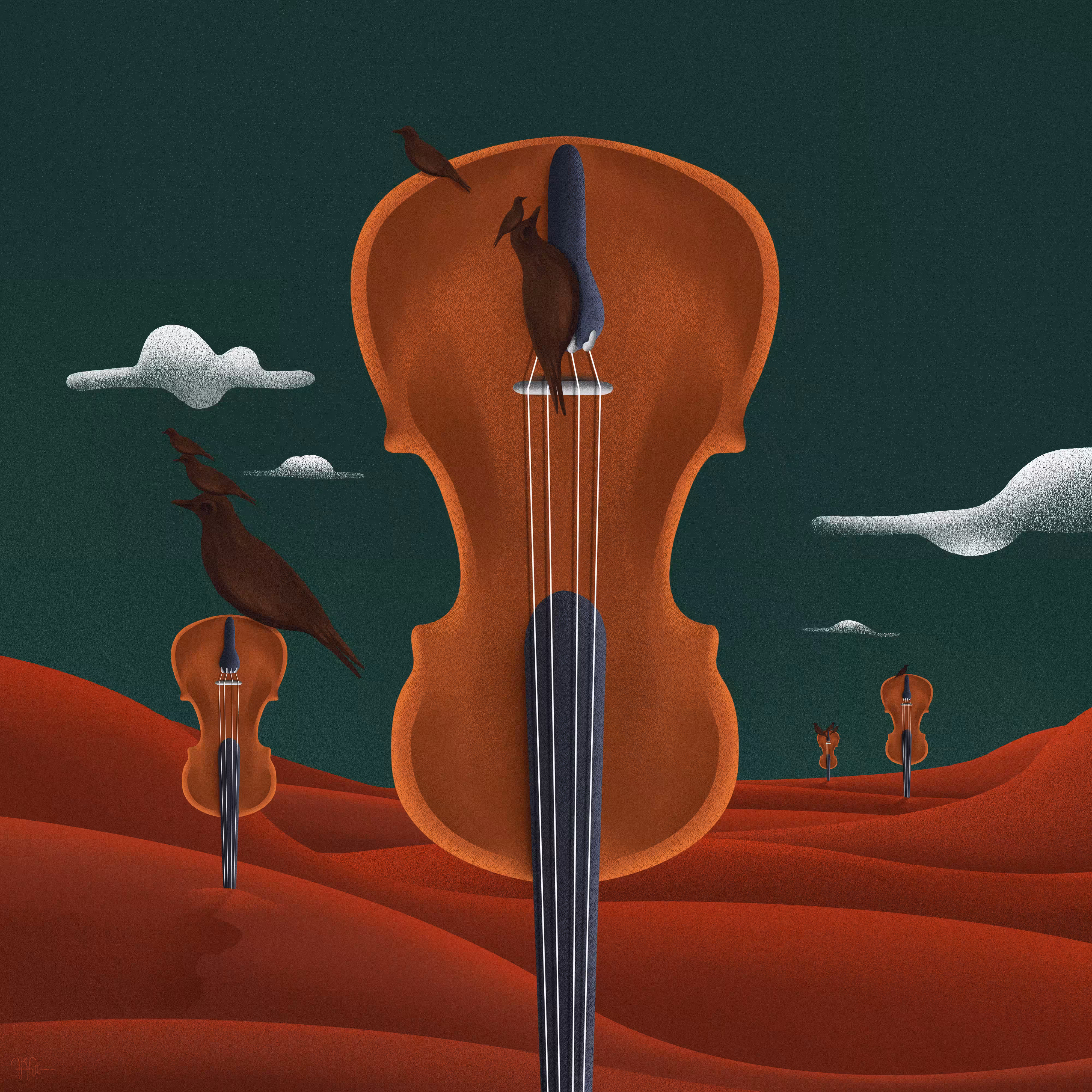 Blind Fiddle Birds
