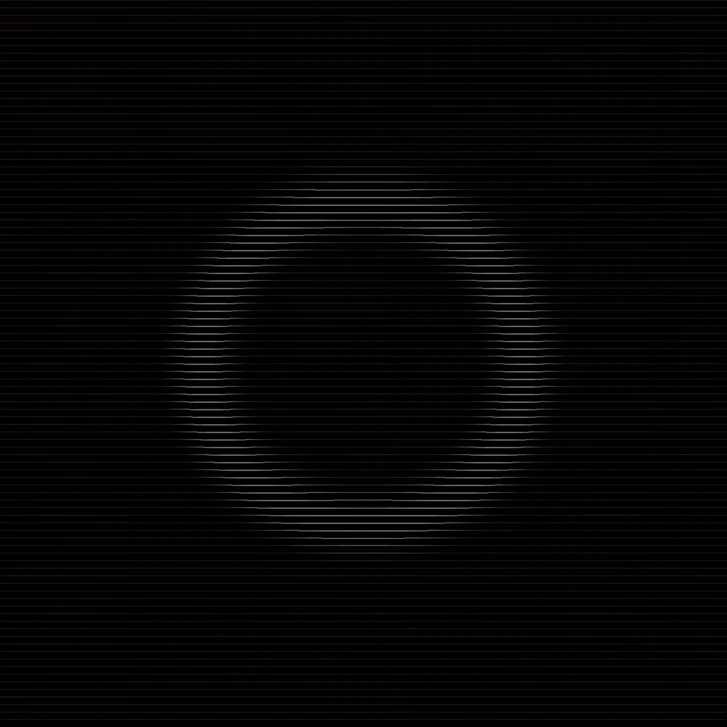 Circle of Pulsing Lines