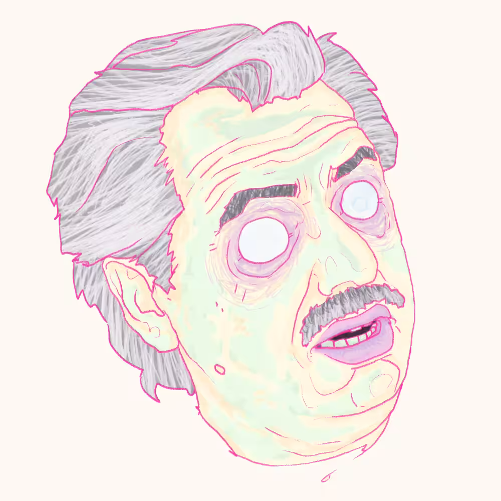 La cabeza muerta de Alberto