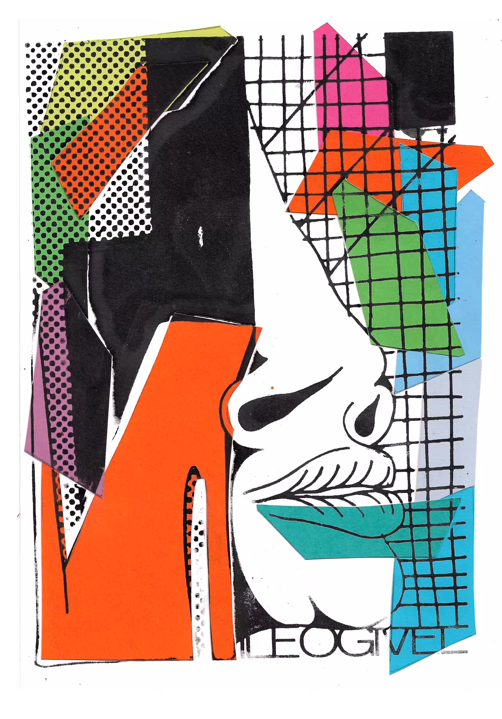 COLLAGE + SILK #9