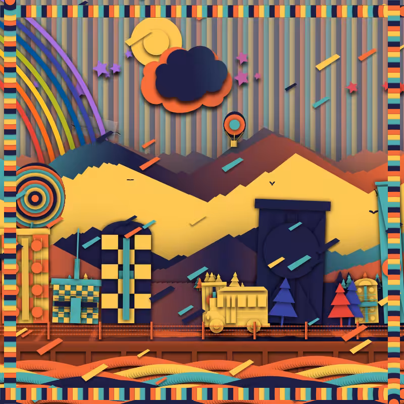 Paper Art 2.5D #39