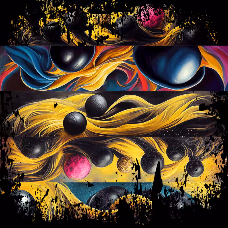 AI Abstract Balls #25