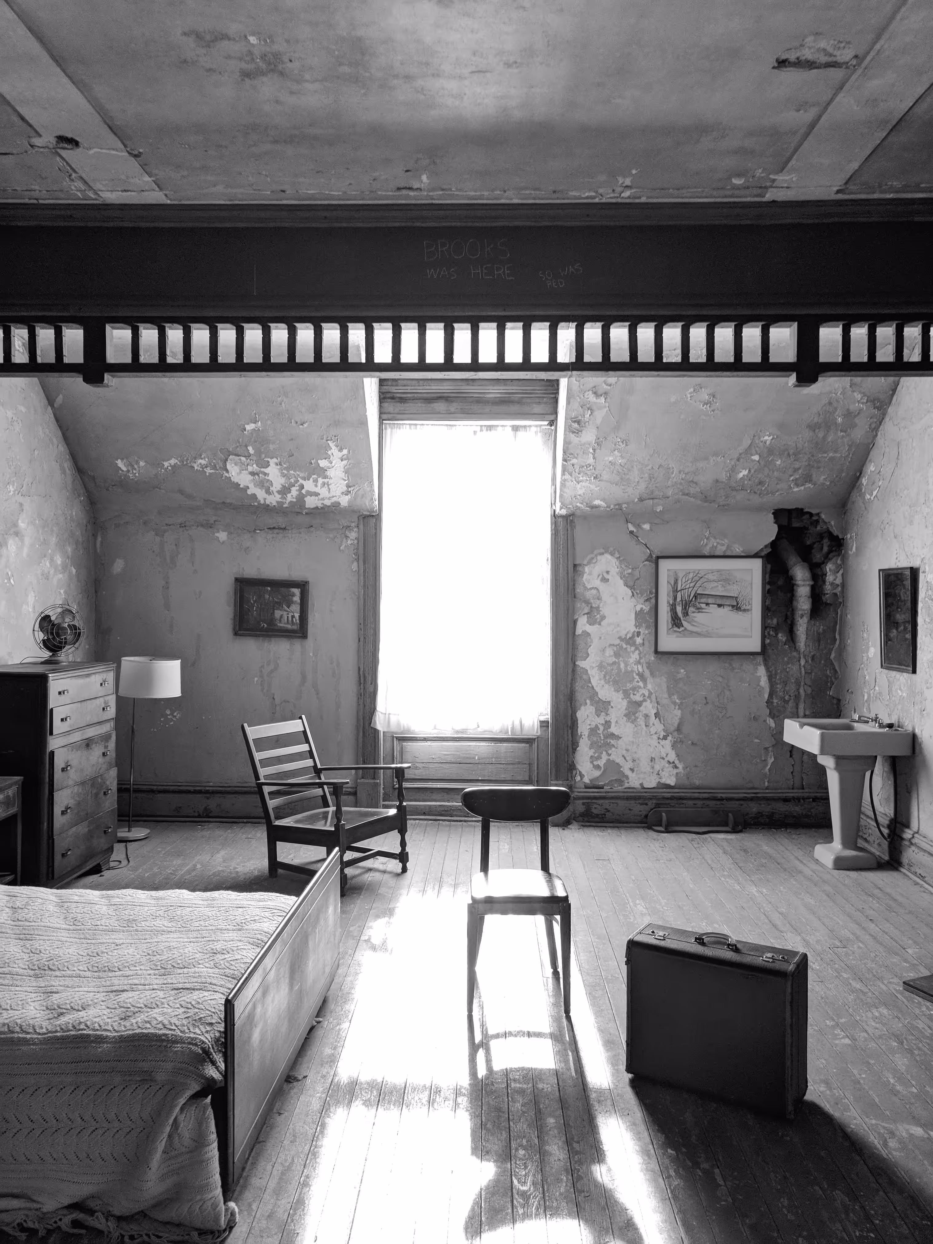 Brooks Hatlen's room from The Shawshank Redemption