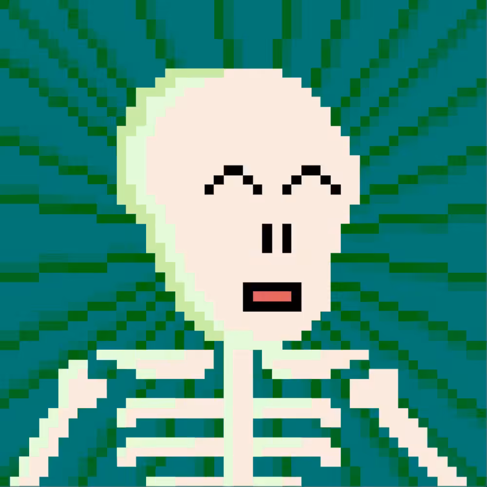 PIXEL SKULLETTI 1 #281