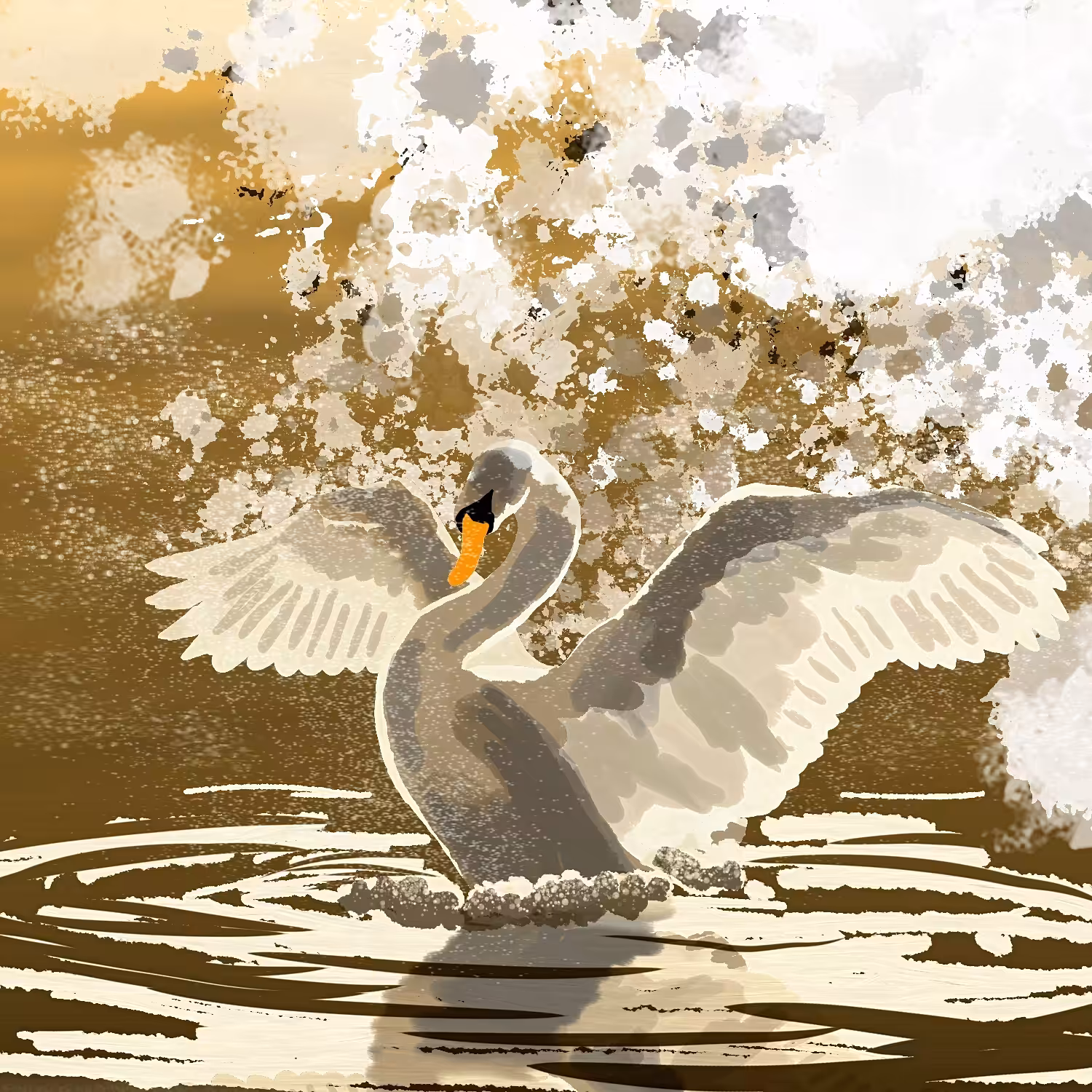 A Swan Among Colors