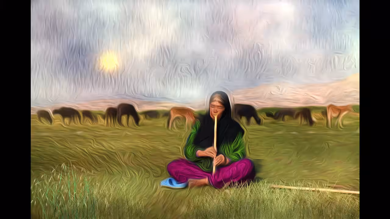 nomads woman animated