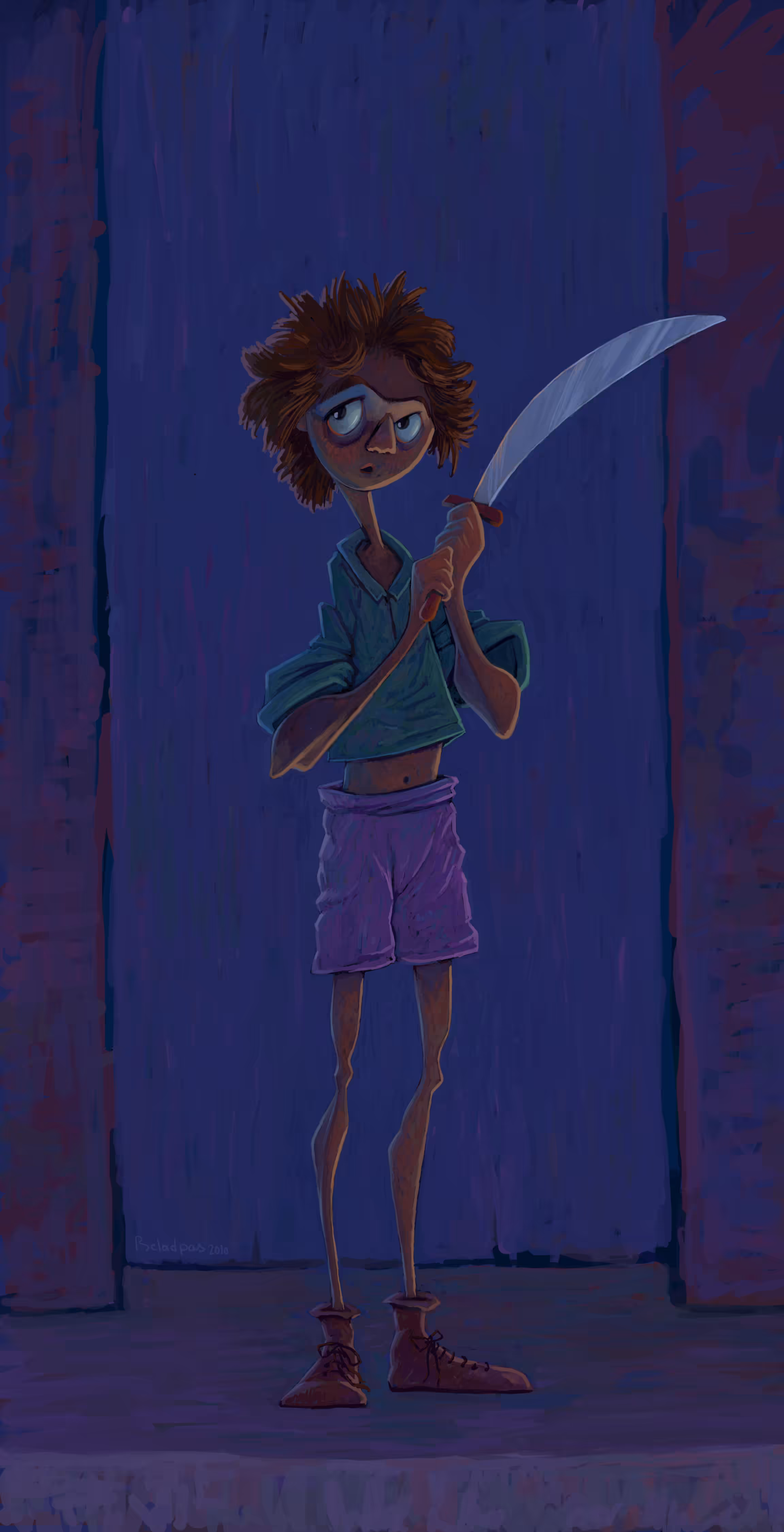 Child and Sword