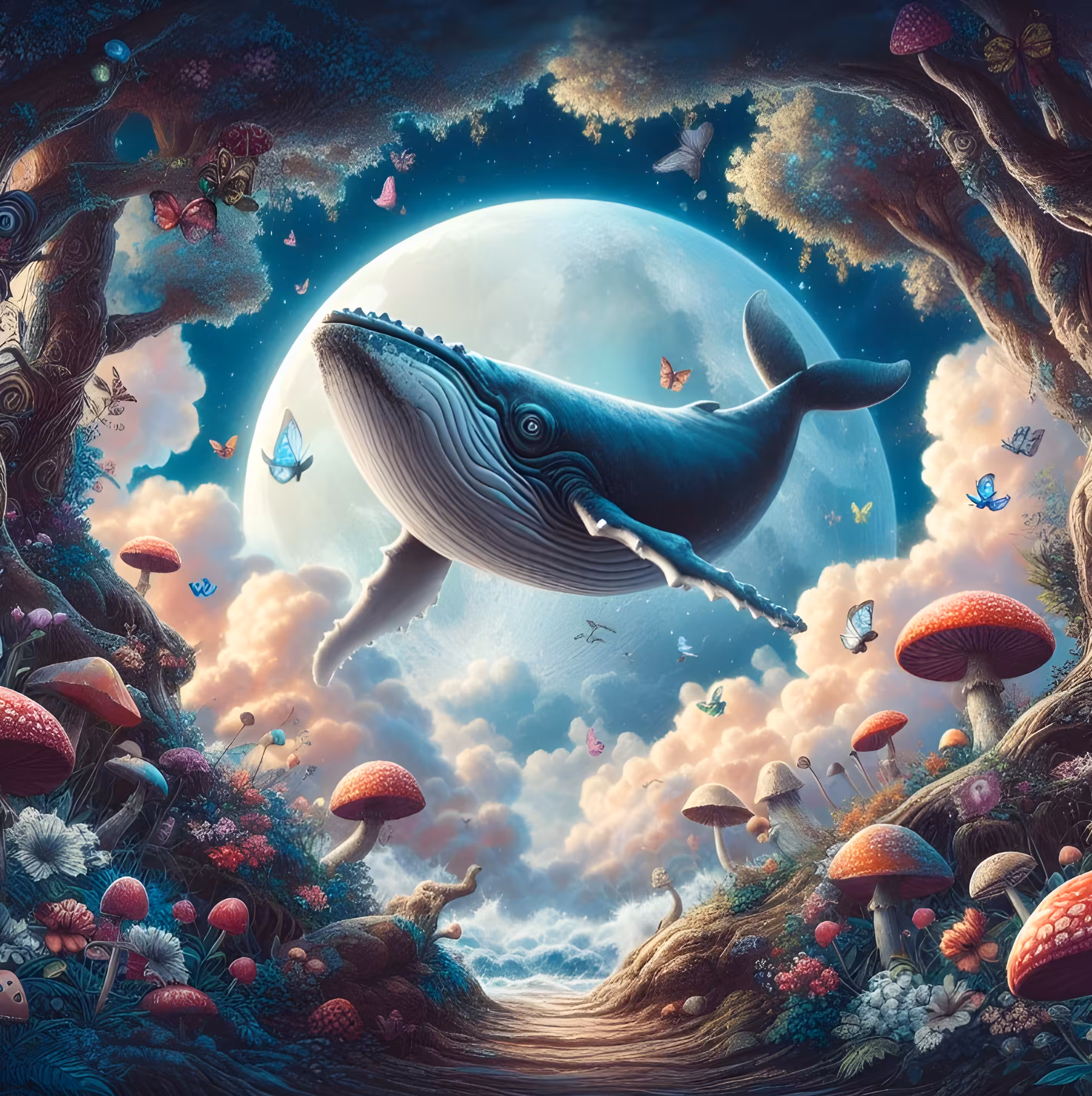 Whale in wonderland
