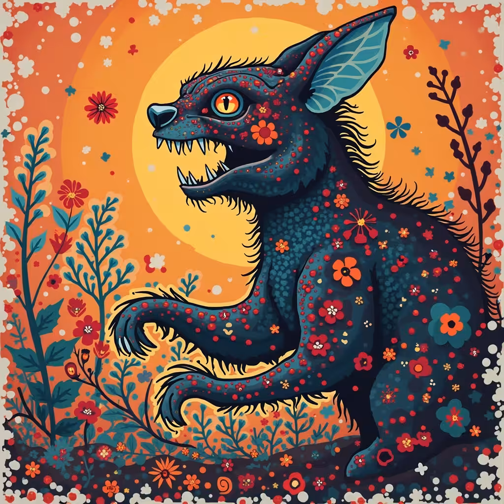 Floral Moon-Beast