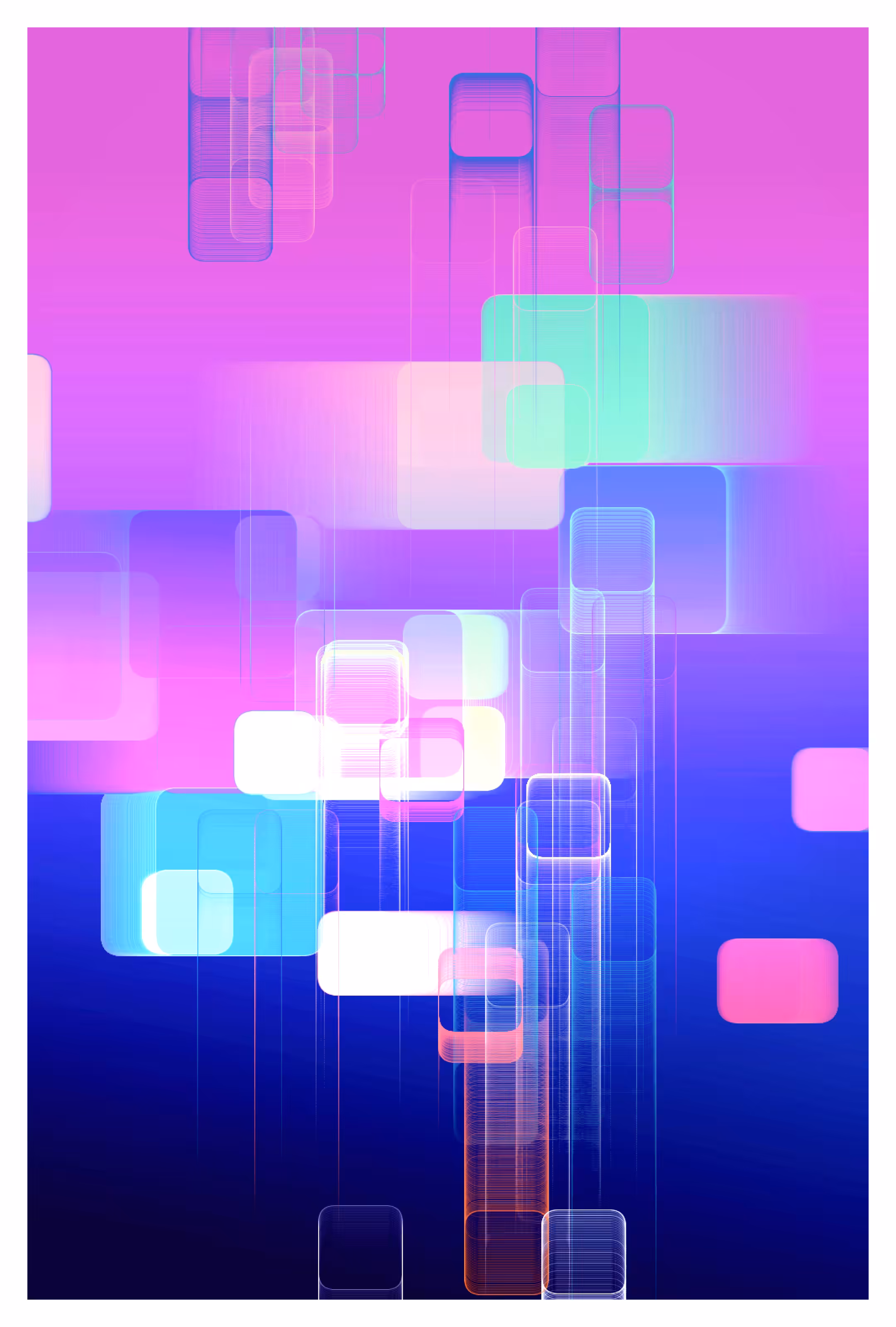 Glitchscape Sunset