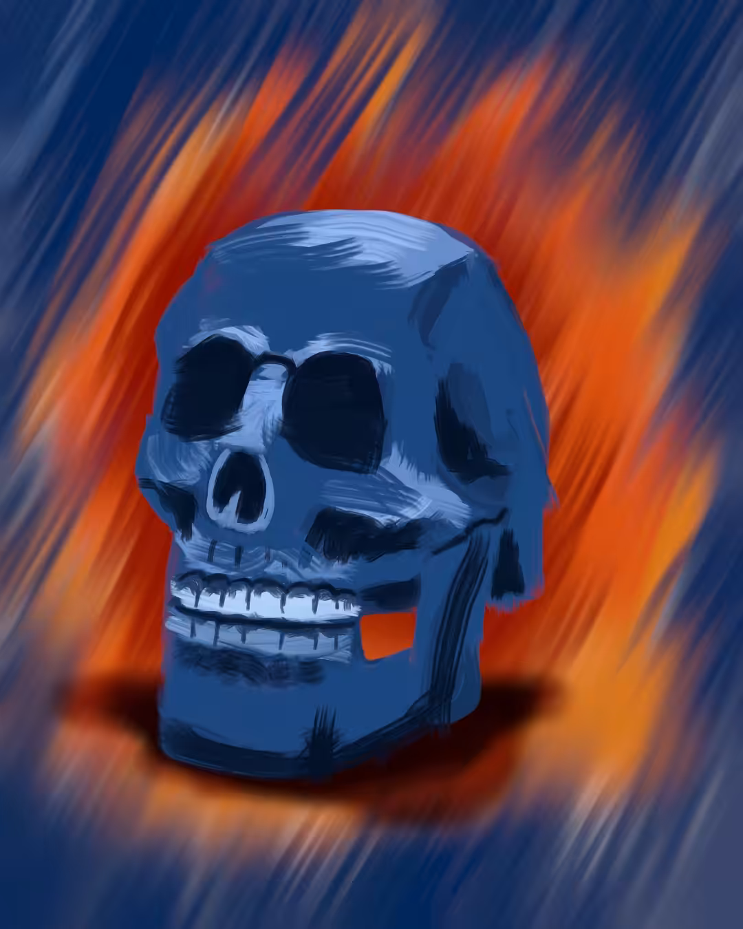 Blue Skull