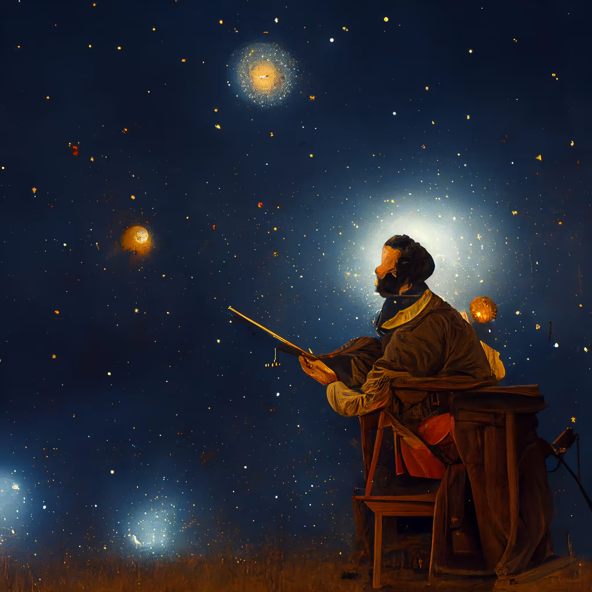 Johannes Kepler is Discovering The Laws of Planetary Motion
