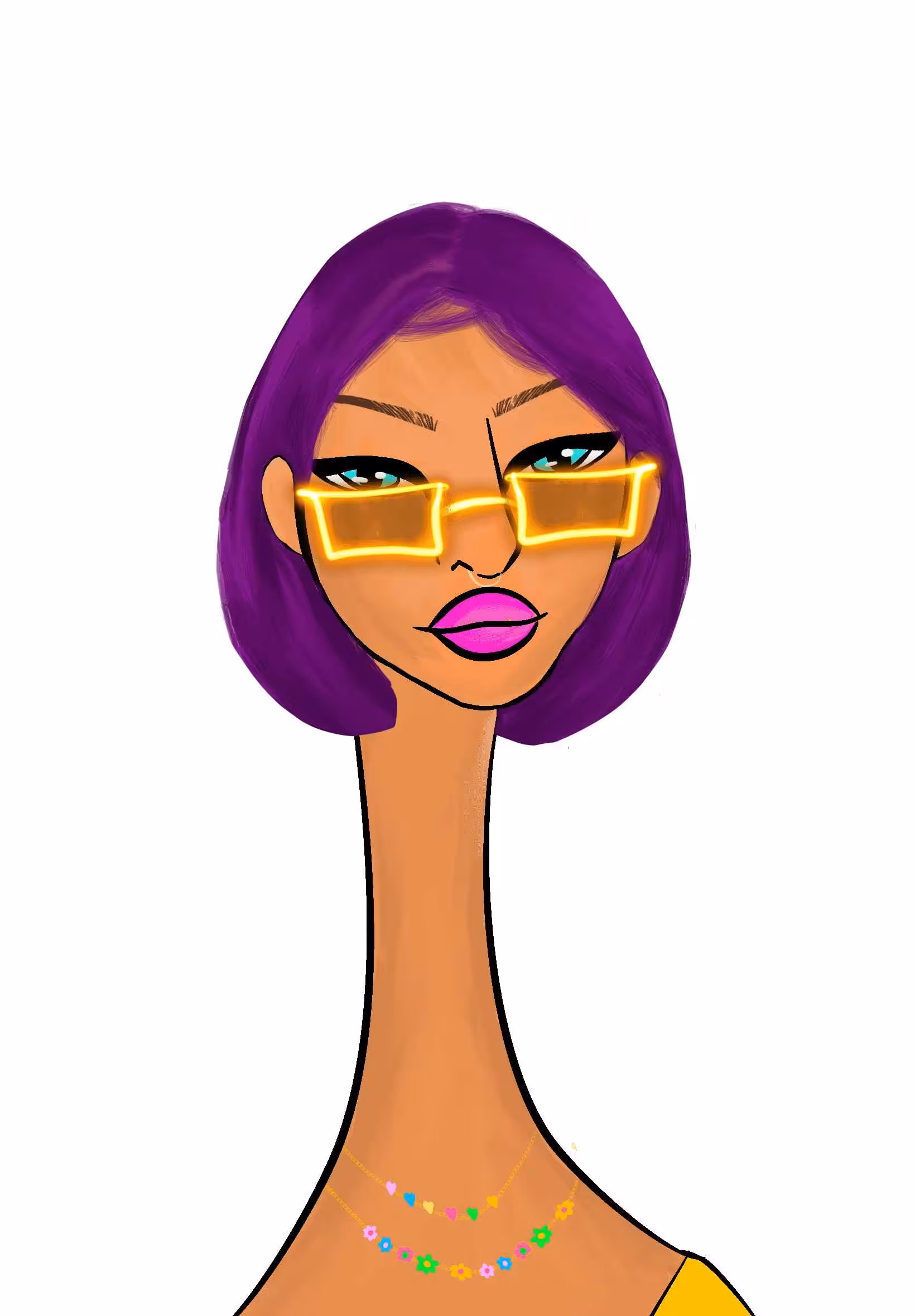 Long Neckie Ladies: Long Neckie Lady #2802