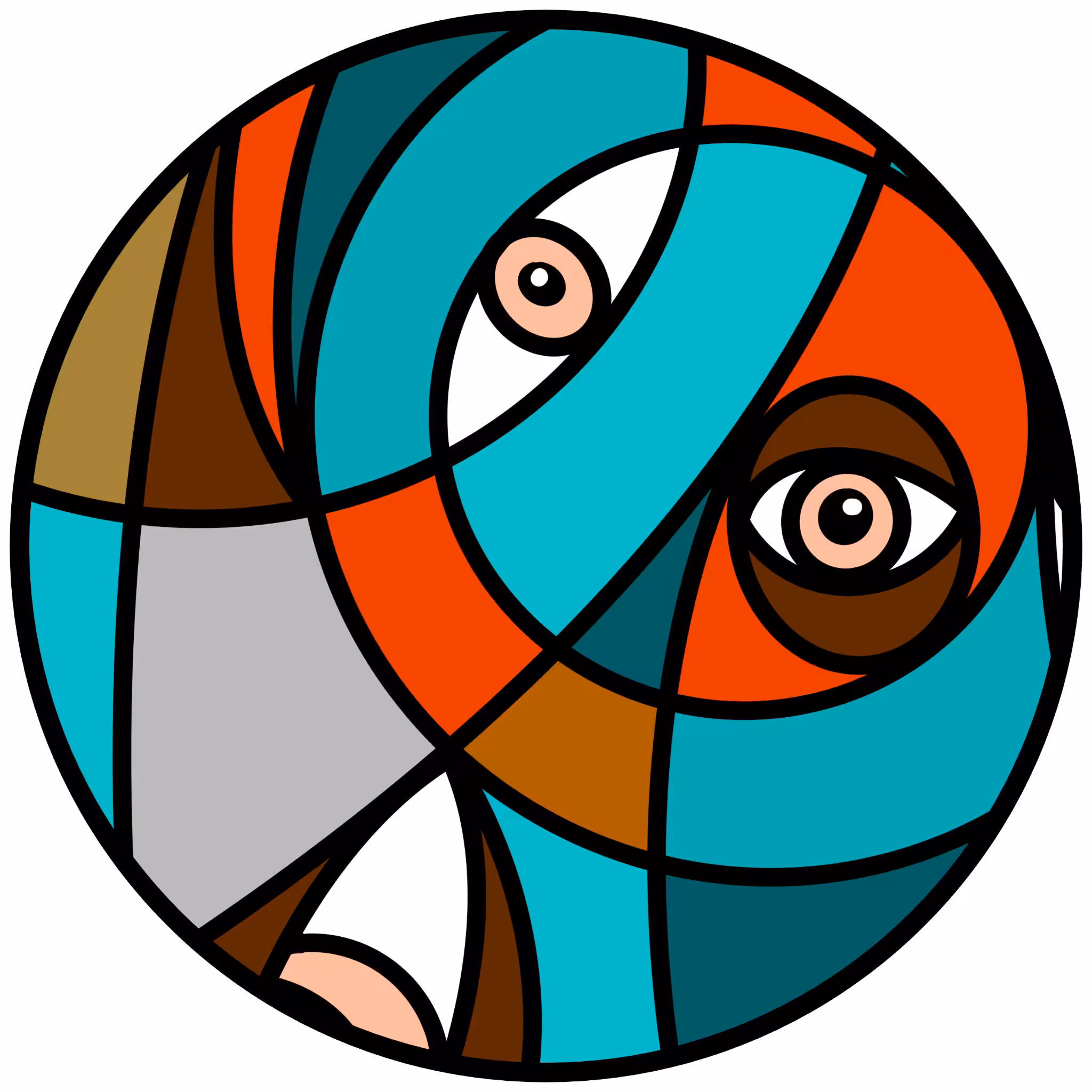 Cubist Circle 104