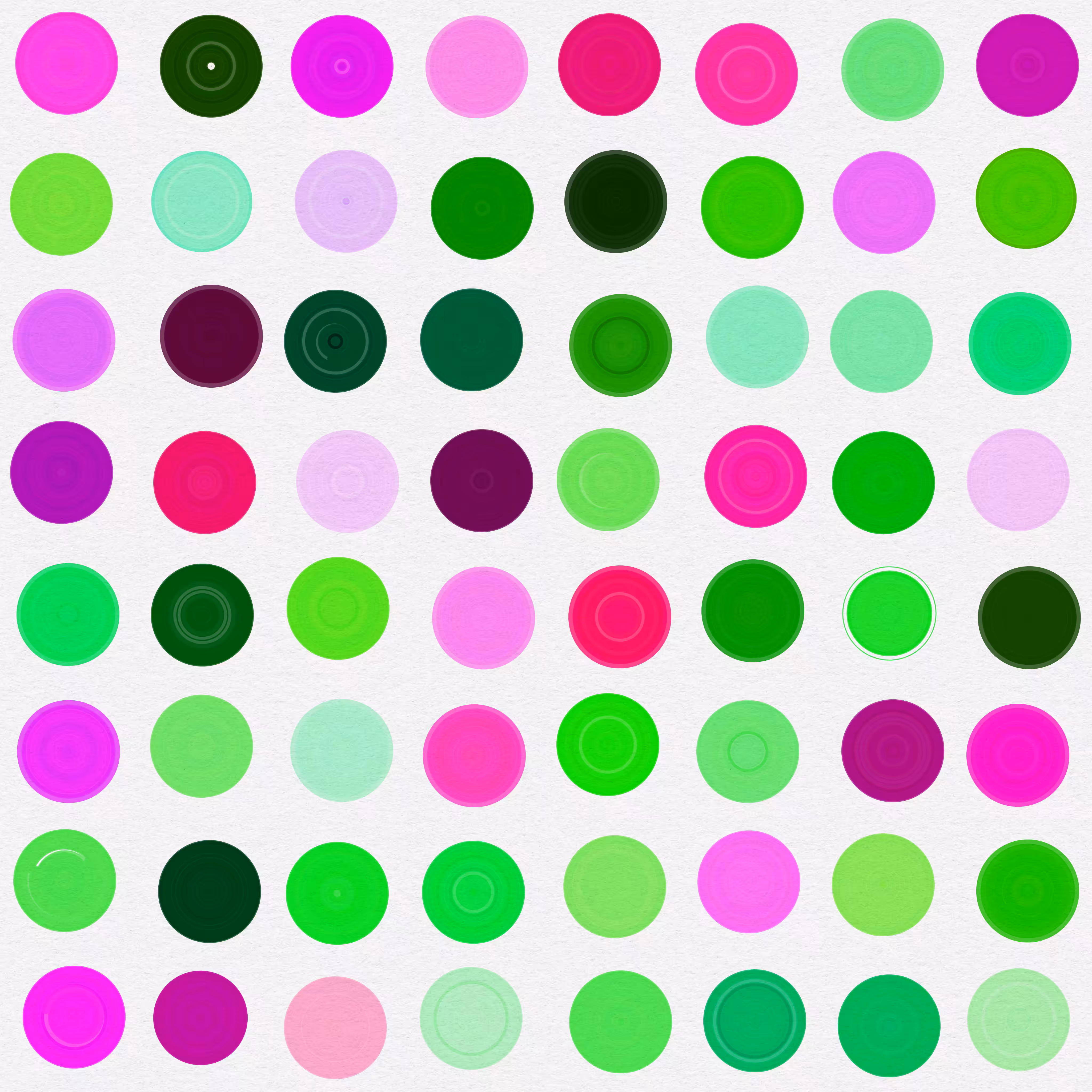 M'Fing Dots on a M'Fing Grid #125