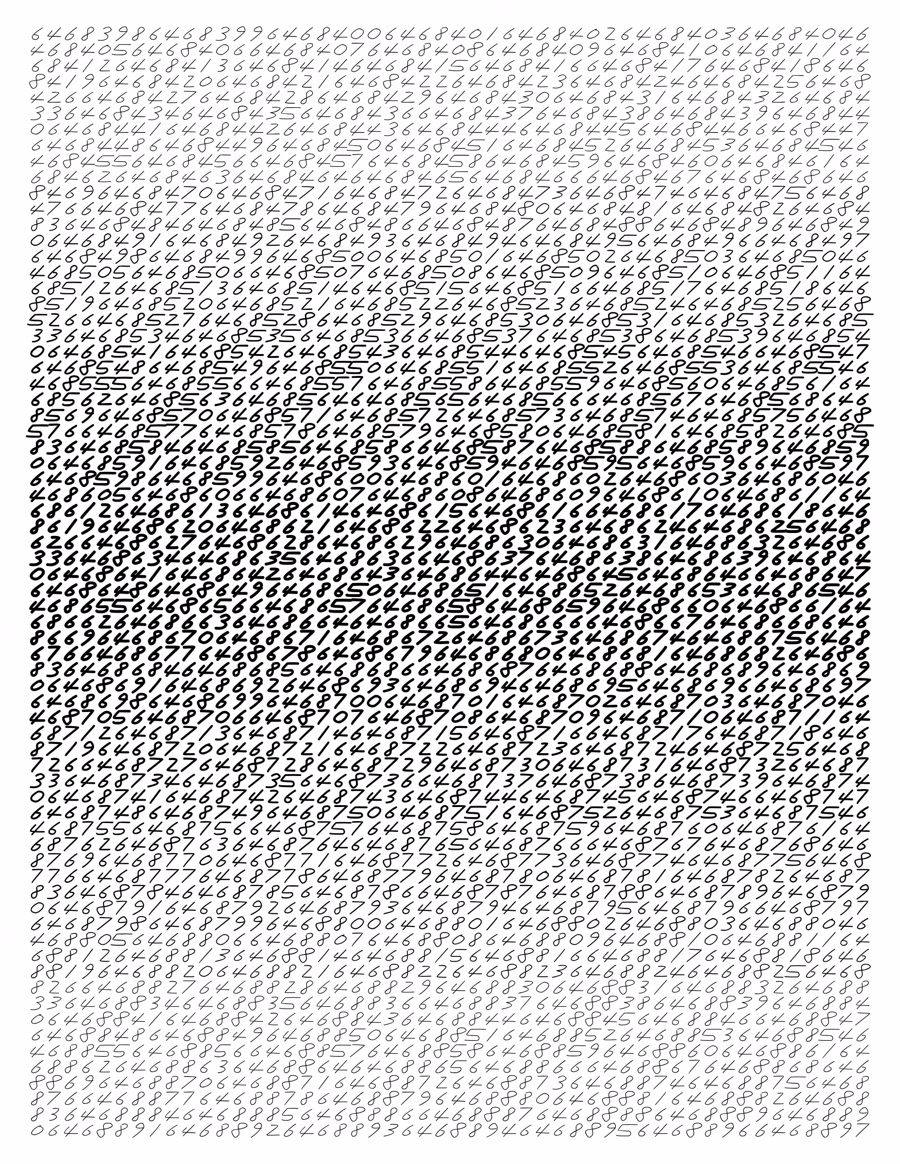 Endless (5,607,250 to Infinity) #2964
