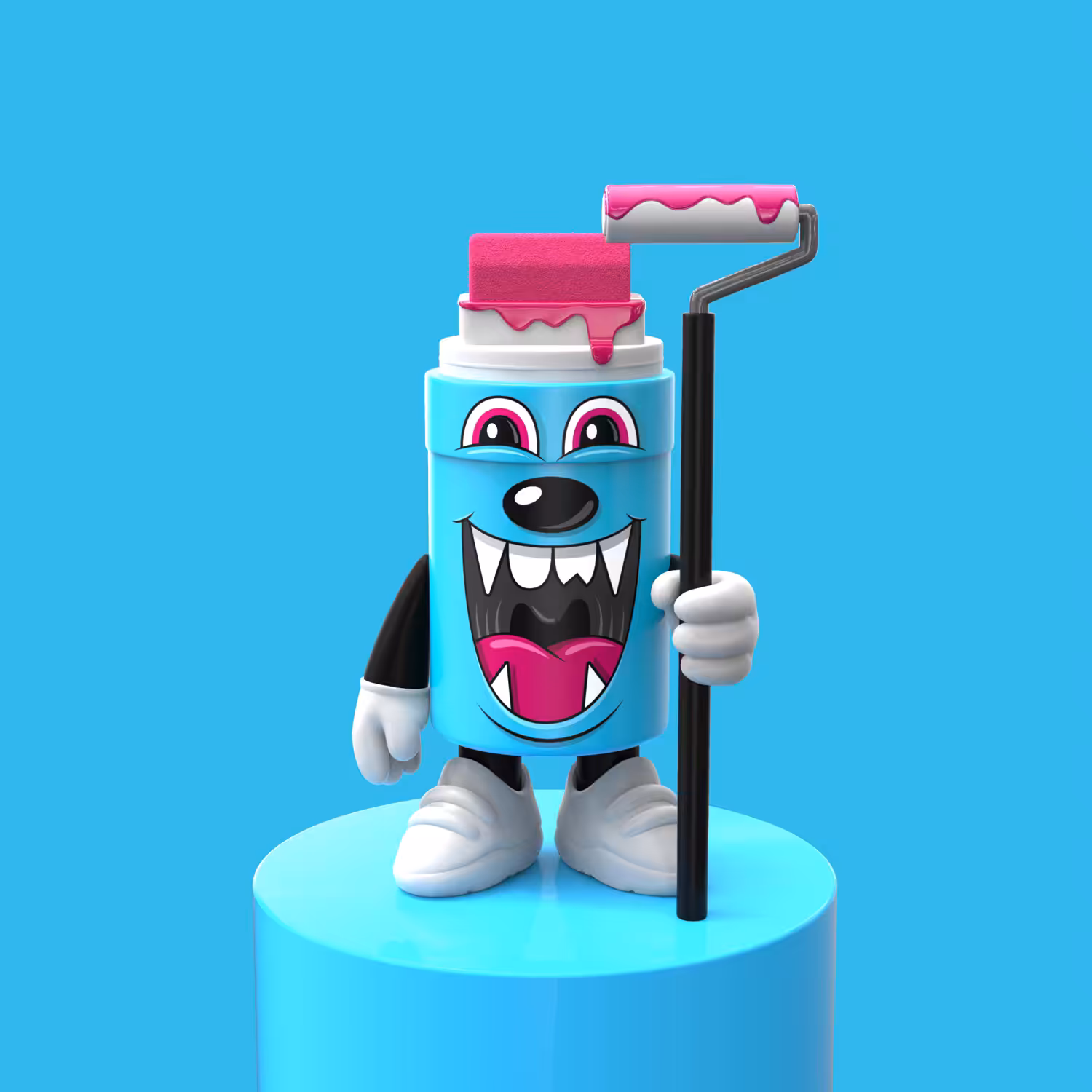 Greg Mike Marker Mascot (Color)