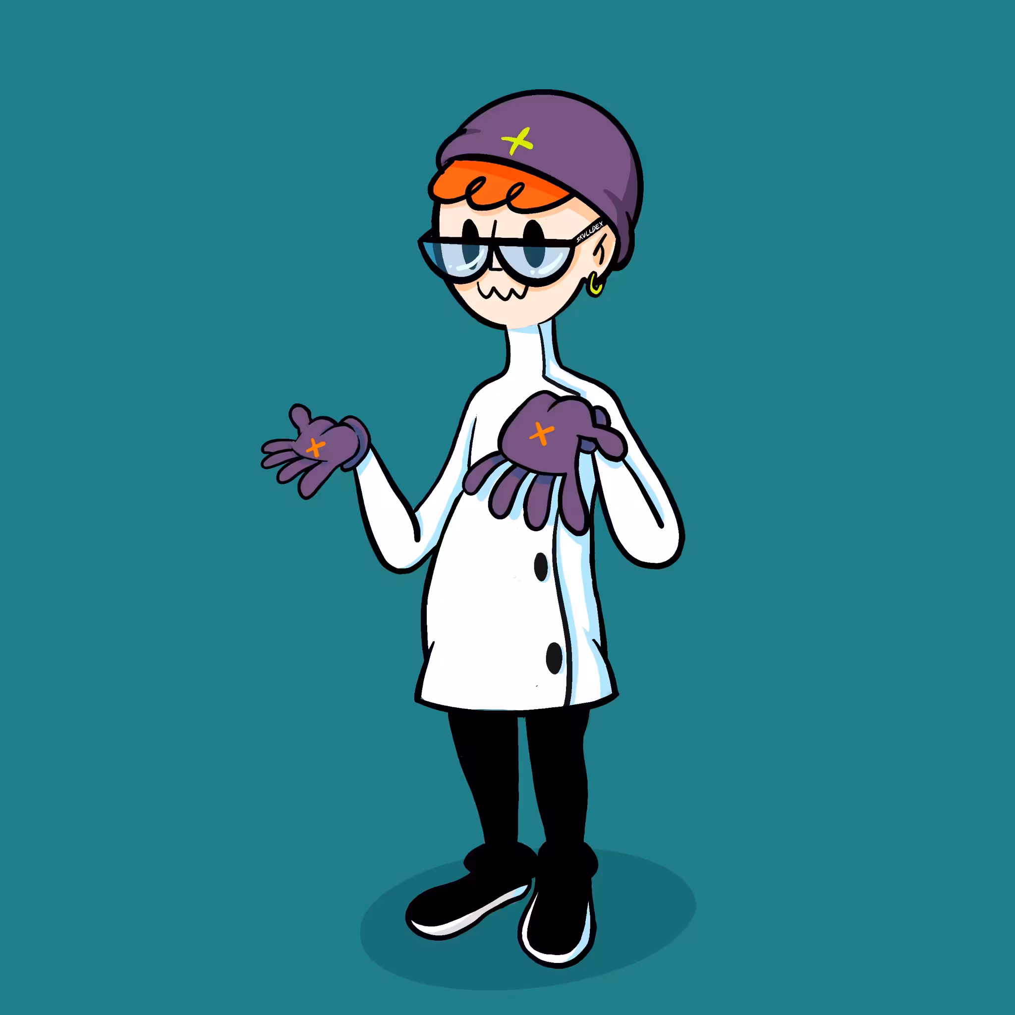 Cartoon Skull Gang 2