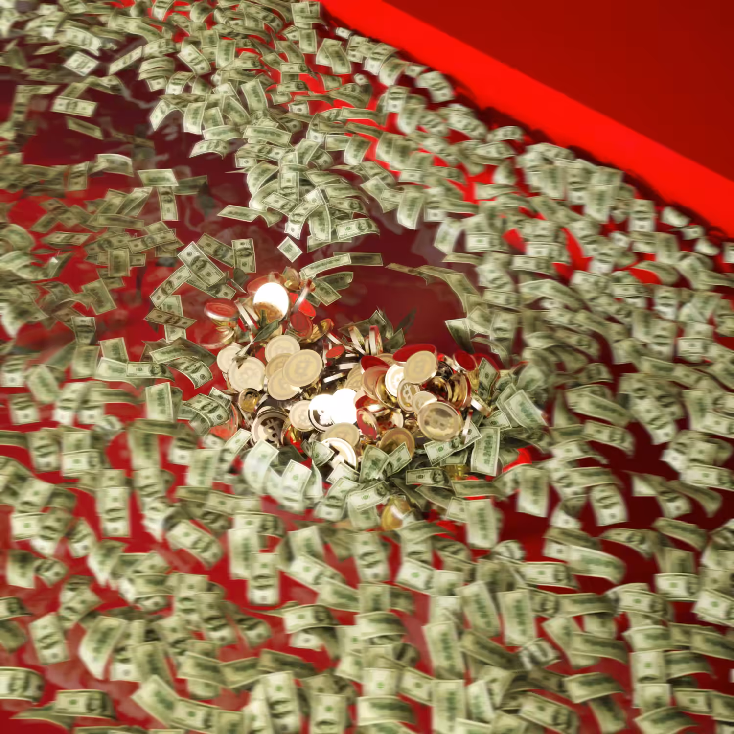 Fiat vs Bitcoin: Swimming.