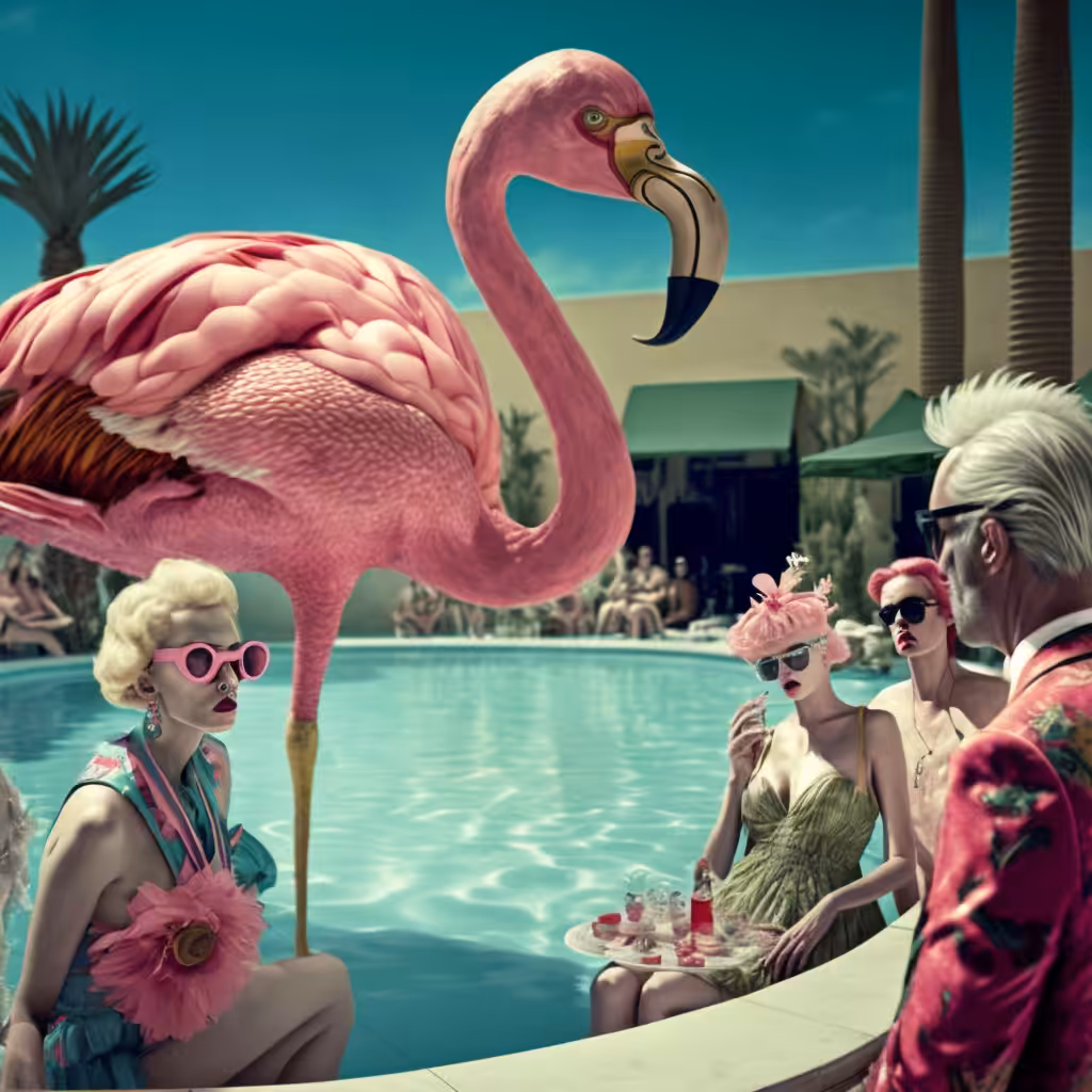 Fashion Flamingos #4