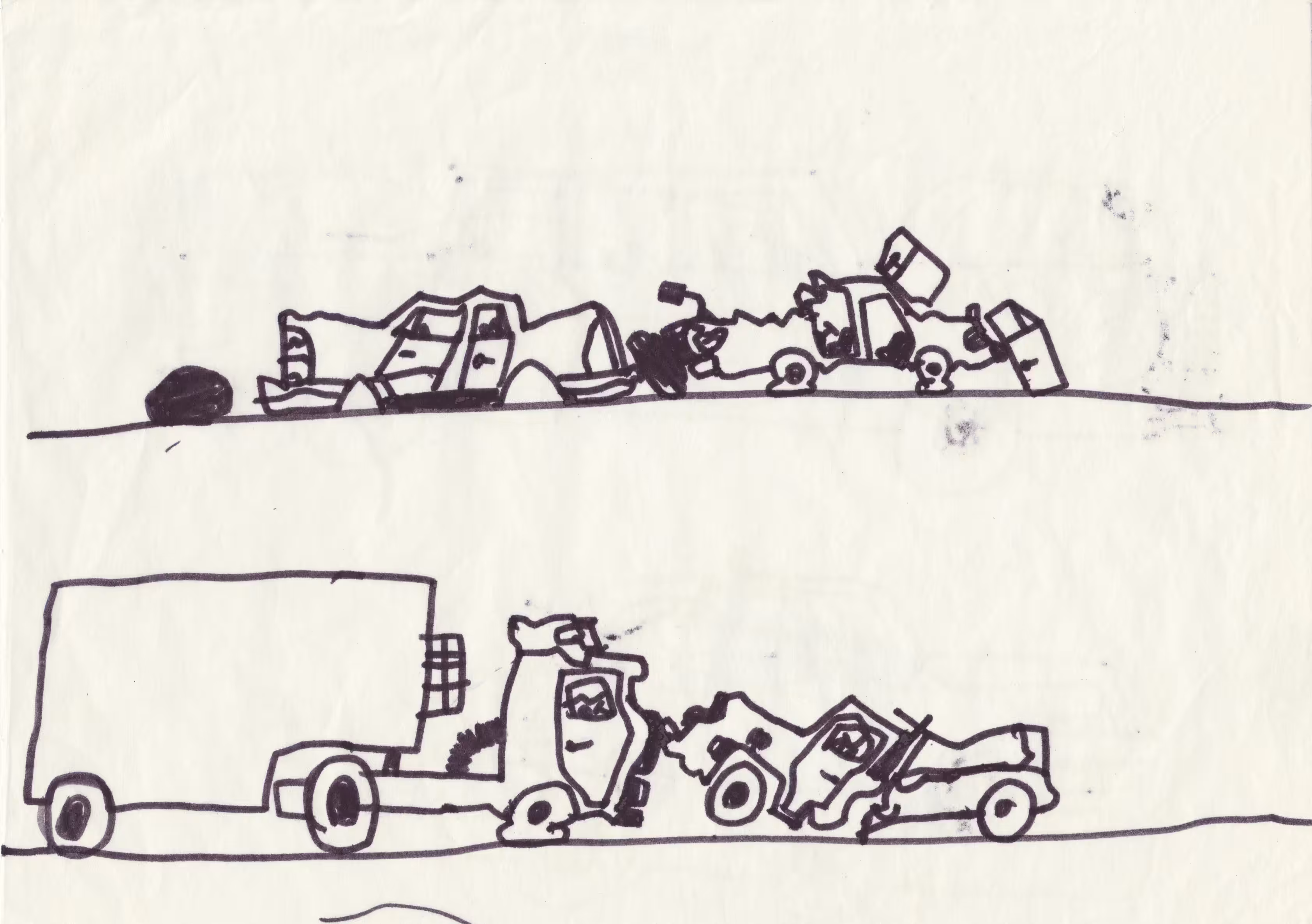 Blockbuster Car Crash // 1989 
