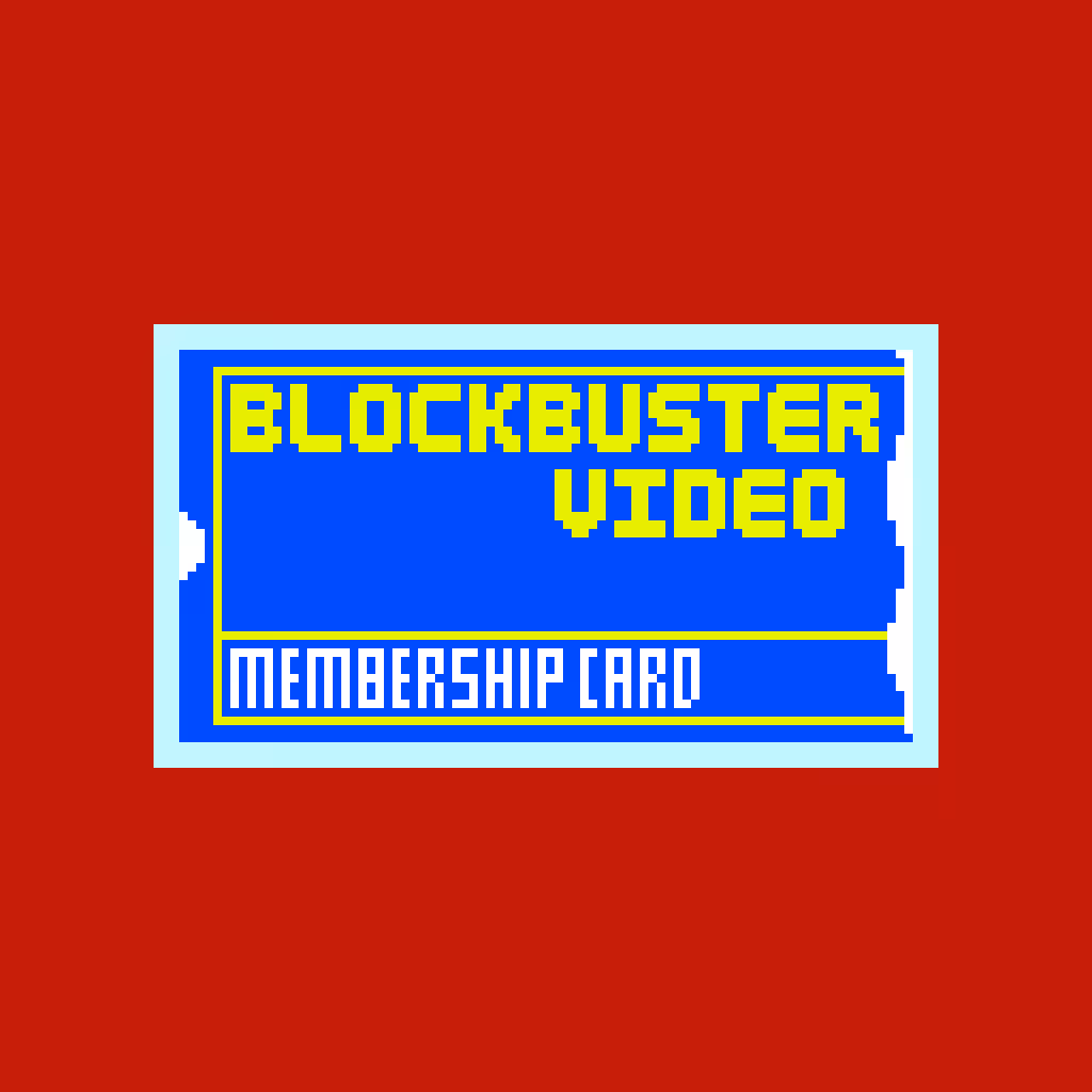 BLOCKBUSTER Membership Card