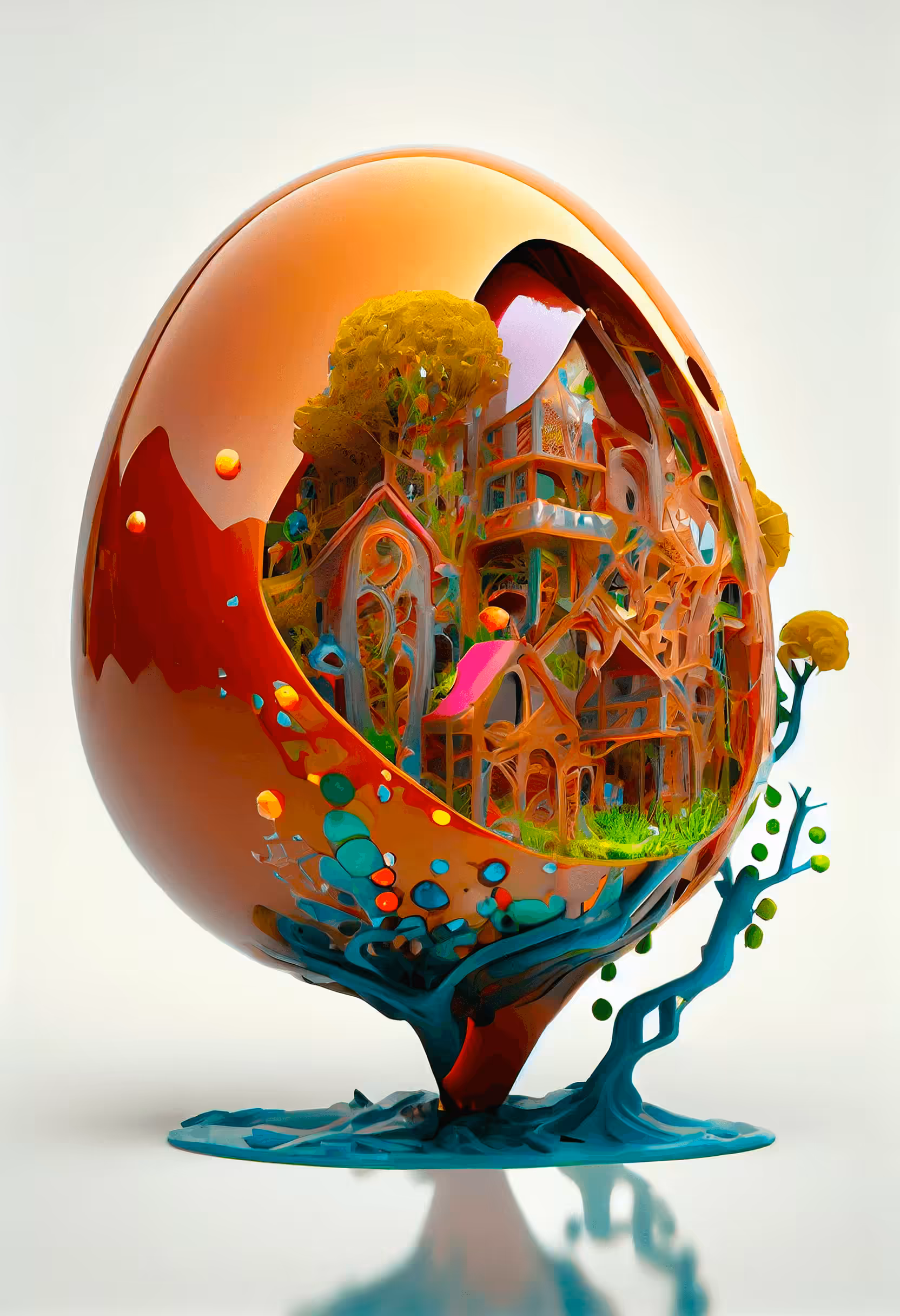 Fantasy Architecture Egg 9
