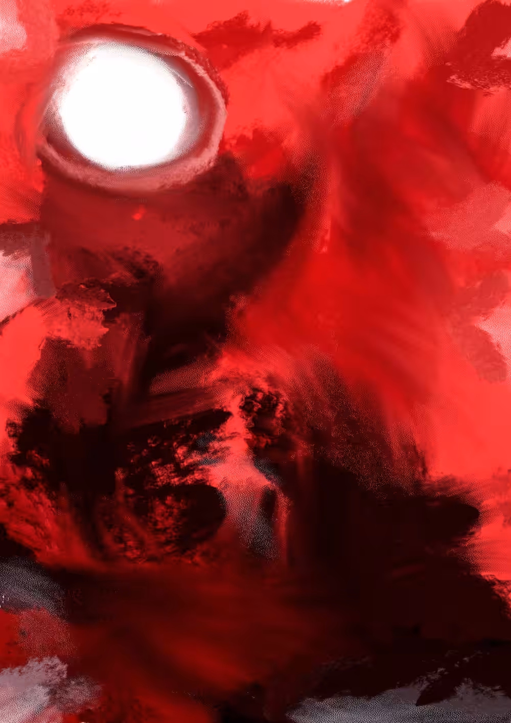 My Schizophrenia Experience Painting (Anger Edition)