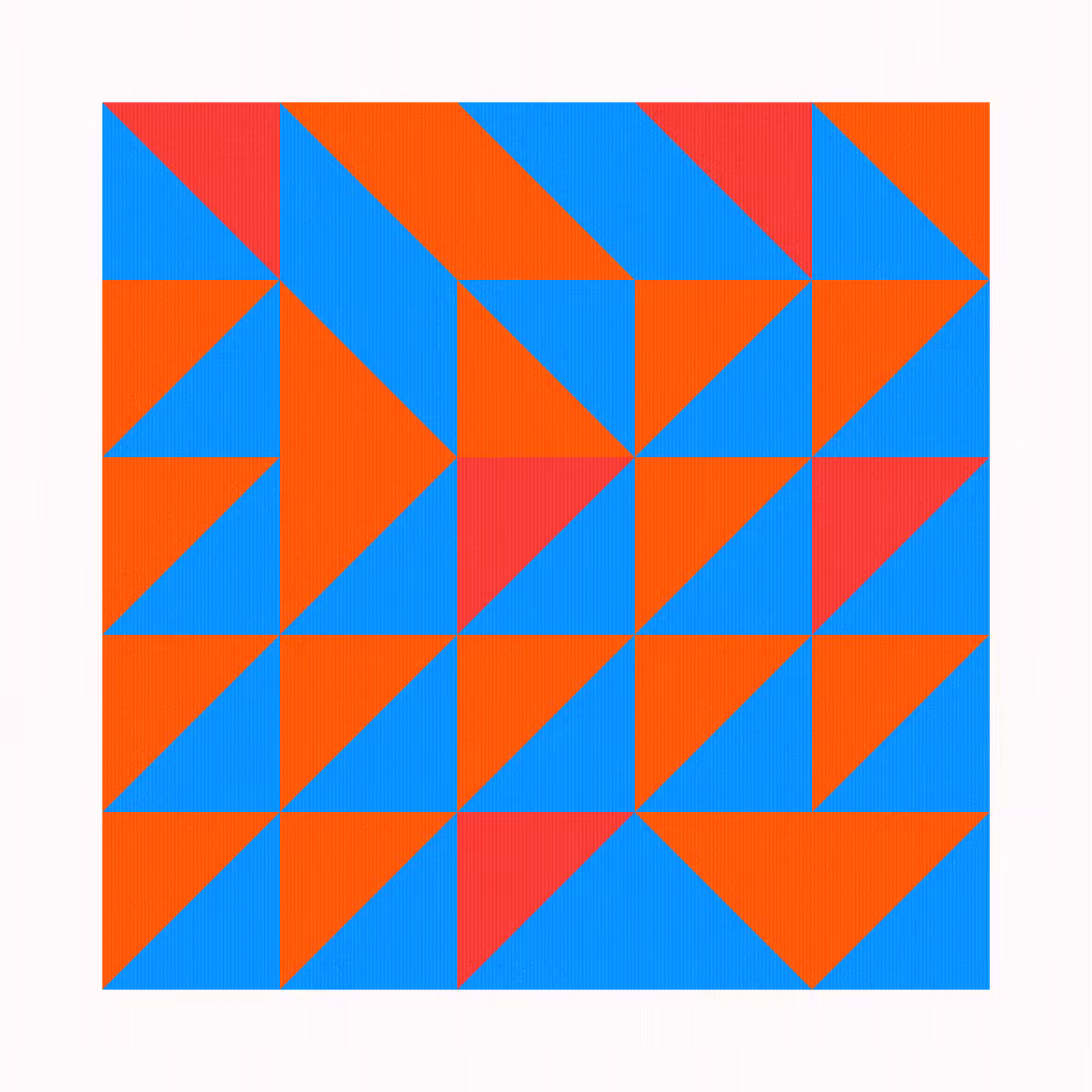 Triangle Pattern II #73