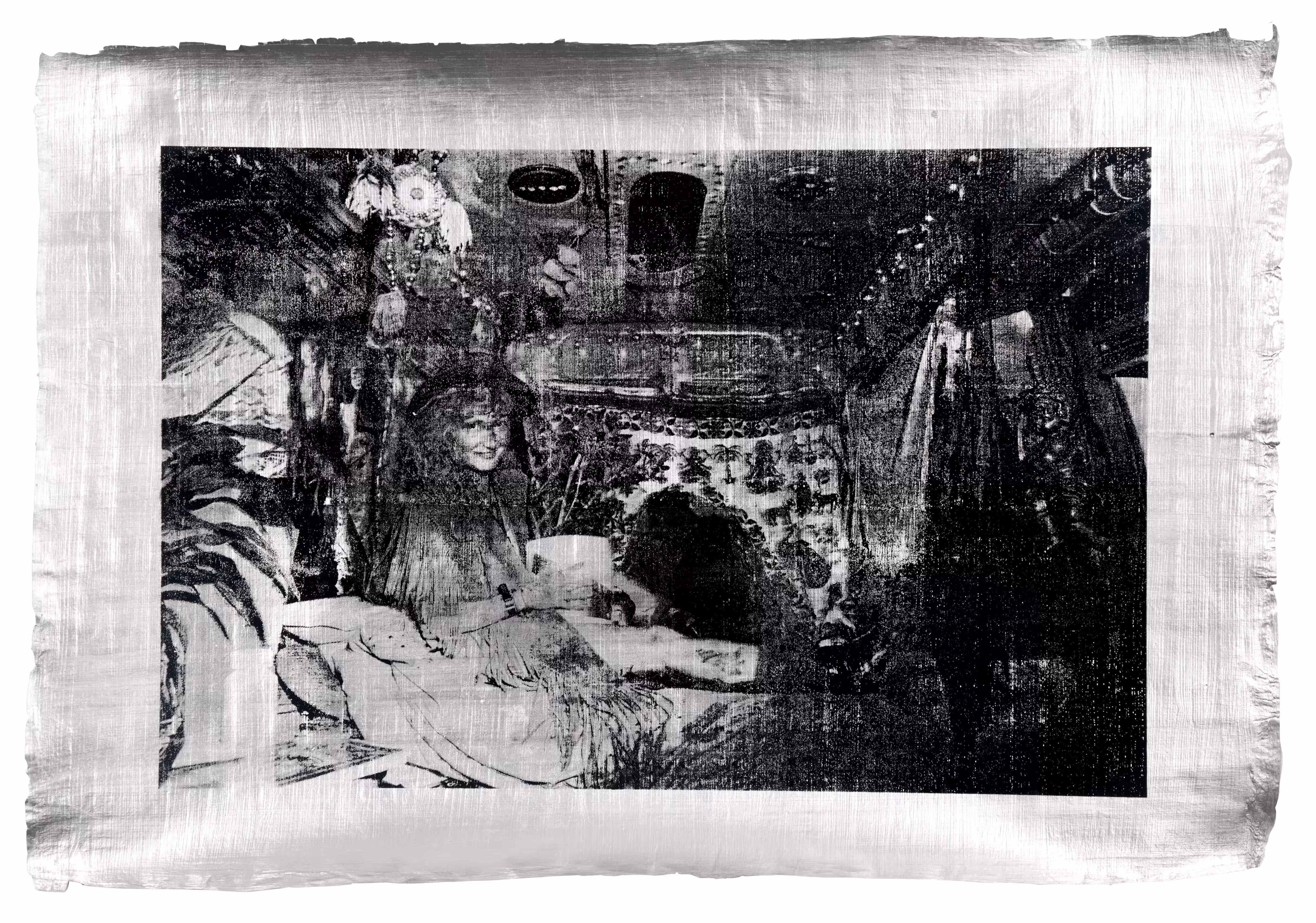Smoke and Mirrors - Physical Tarot Scrolls: Justin Aversano - Page of Coins - Physical Tarot Scroll - Silver