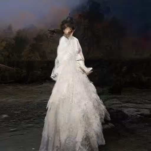Lady in White