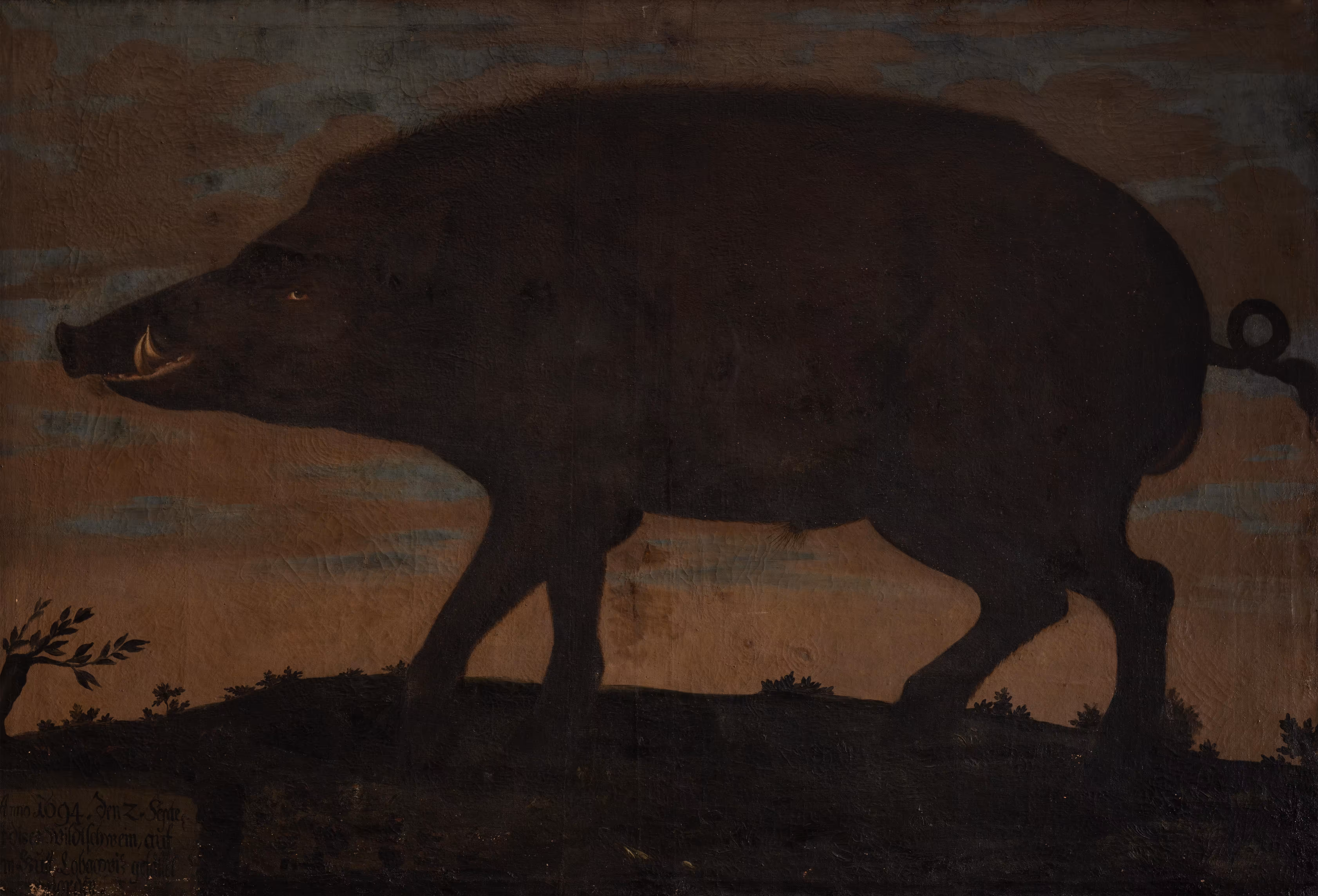 Proof of Patronage: A Wild Boar in a Landscape