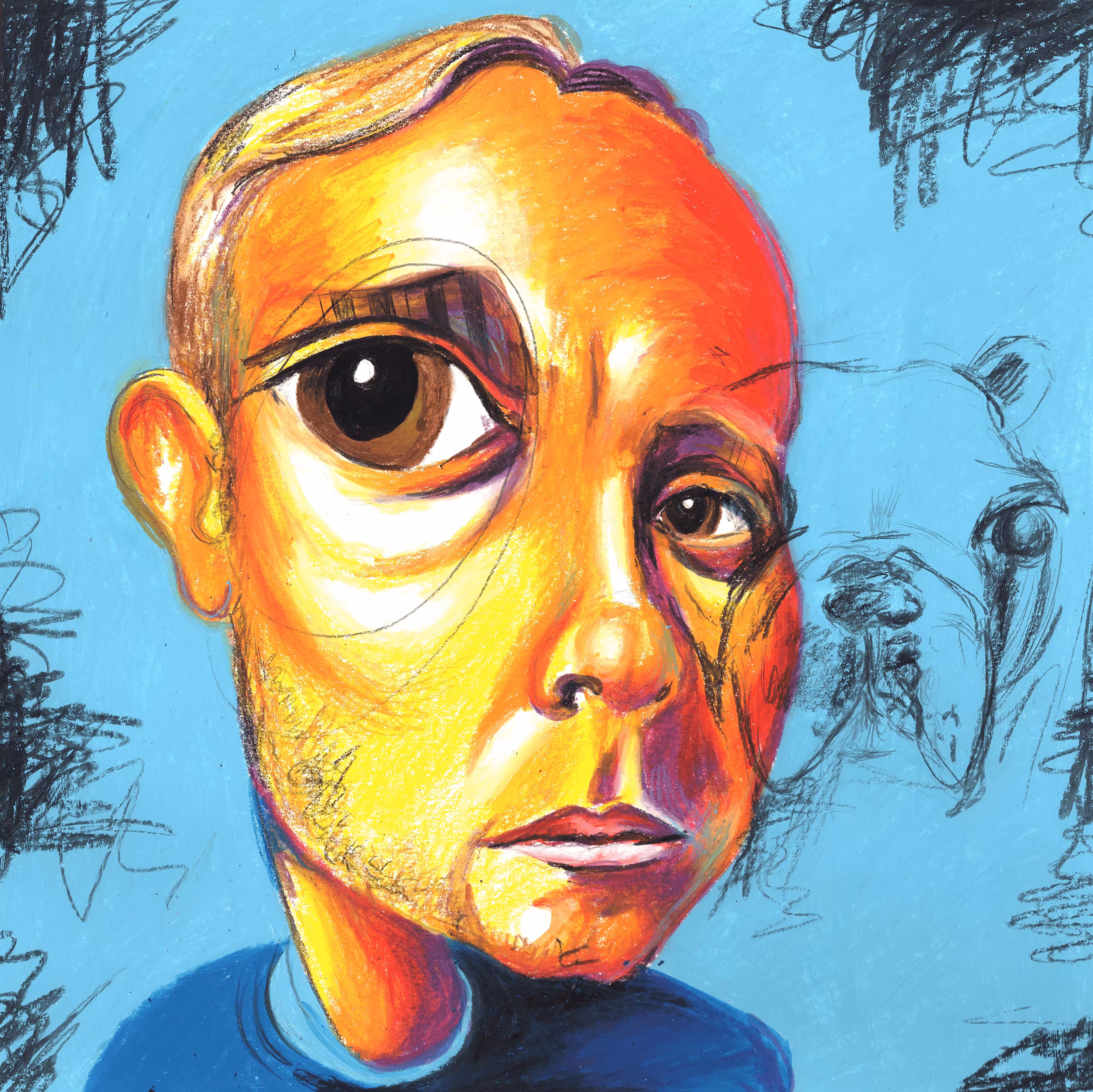 Robert Rinder - Semi Abstract Portrait 1/1