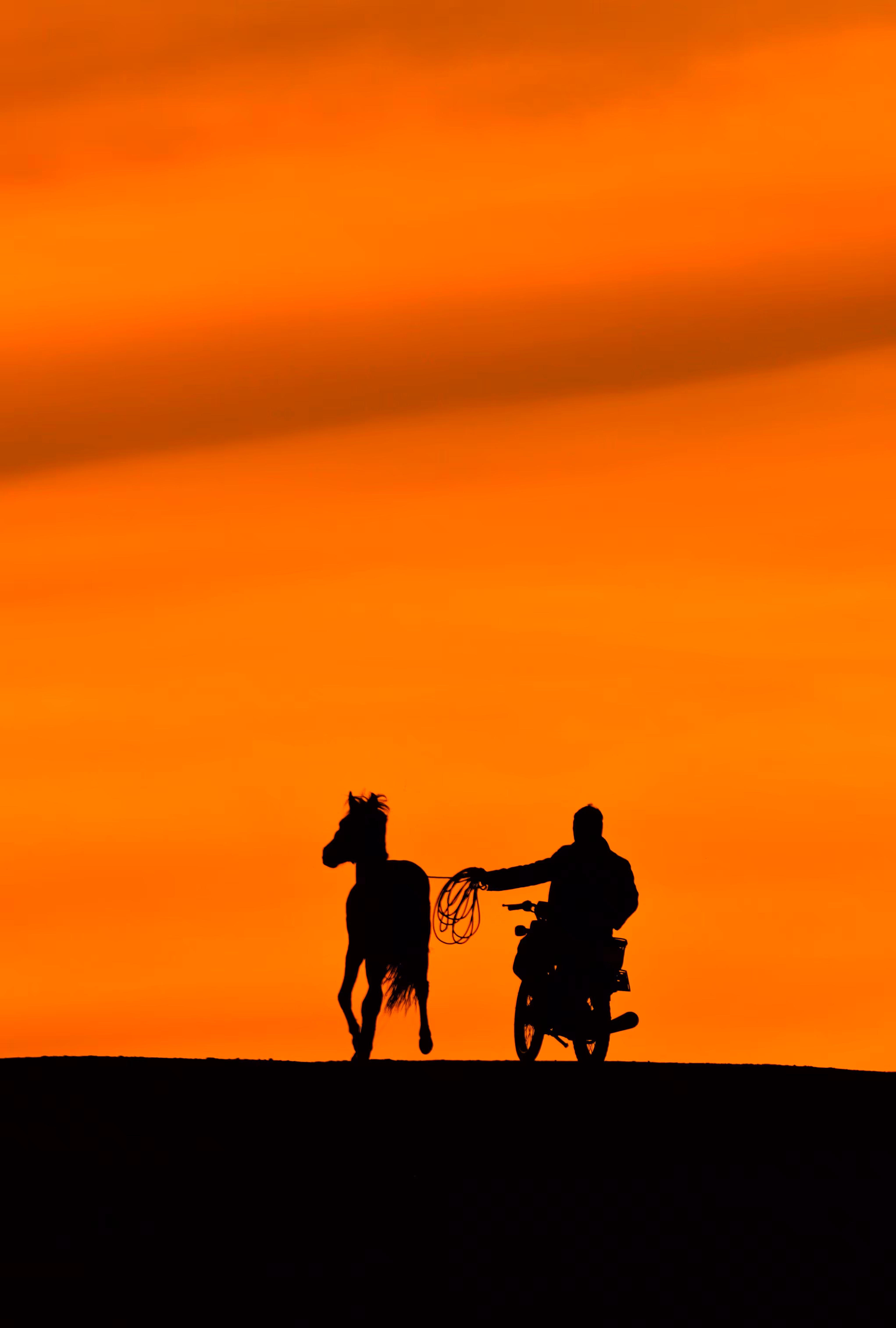 Towards sunset